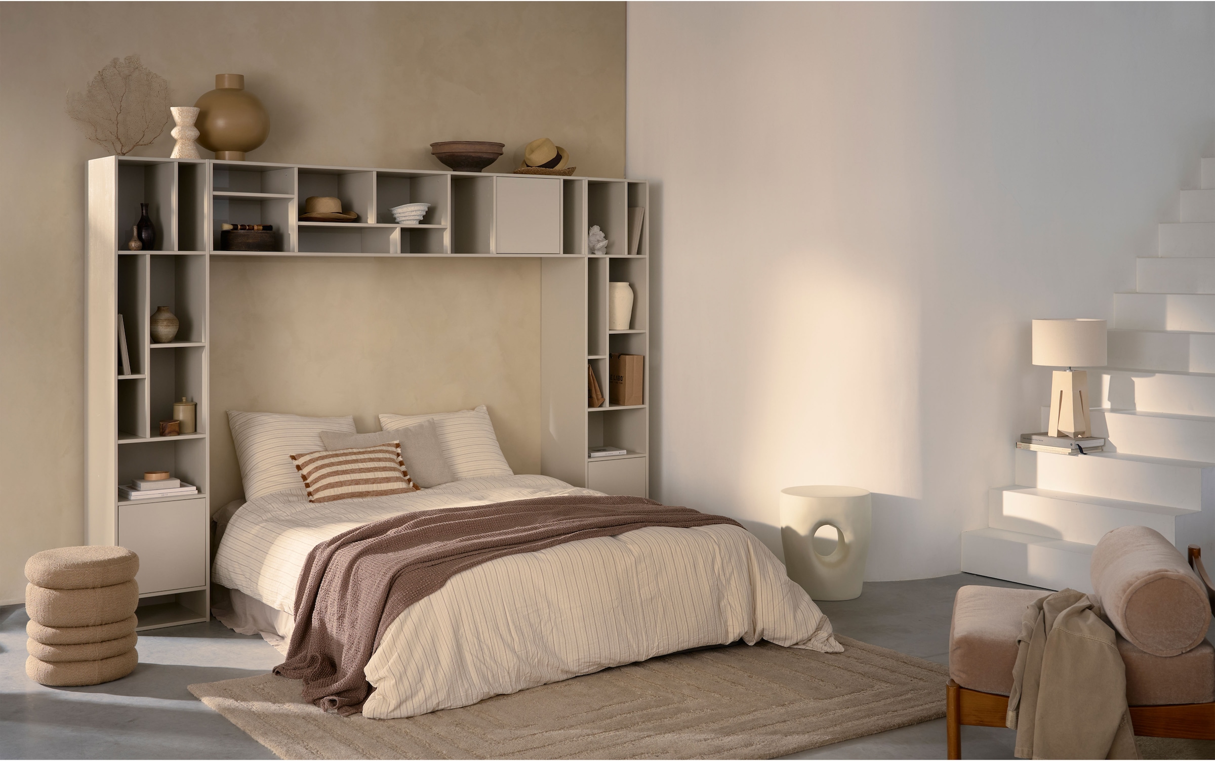 WOOOD Lowboard »vtwonen LETTERBA(N)K XL WANDSCHRANK KIEFER DUST [fsc]« Wandmöbel von vtwonen, offene und geschlossene Fächer aus FSC®