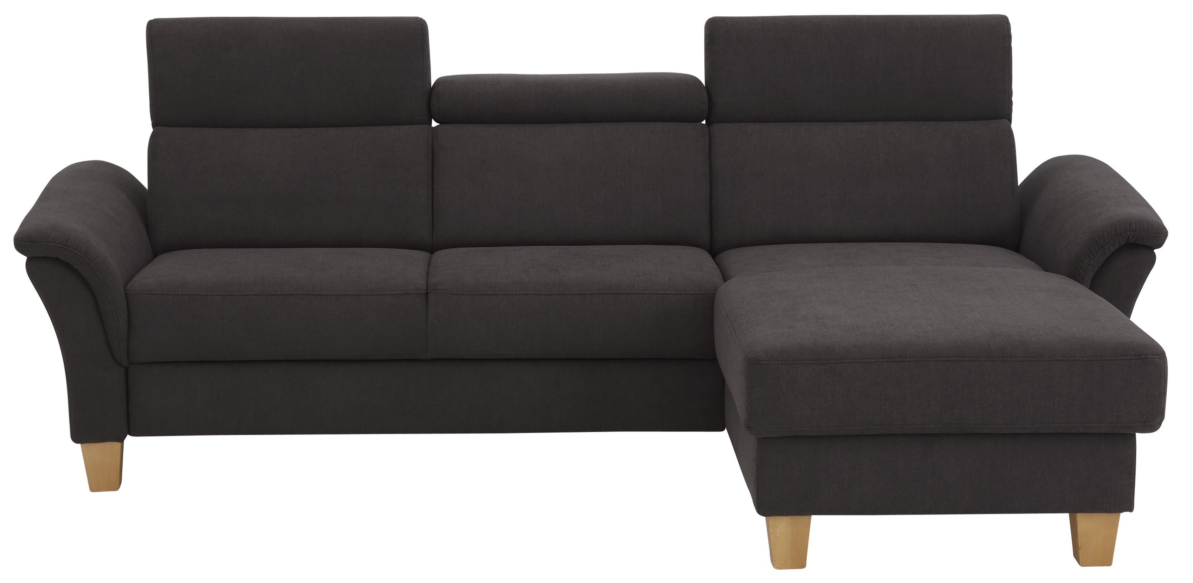 OTTO home Ecksofa "Conville L-Form" Federkern, wahlweise mit Schlaffunktion und Bettkasten bzw. Stauraum
