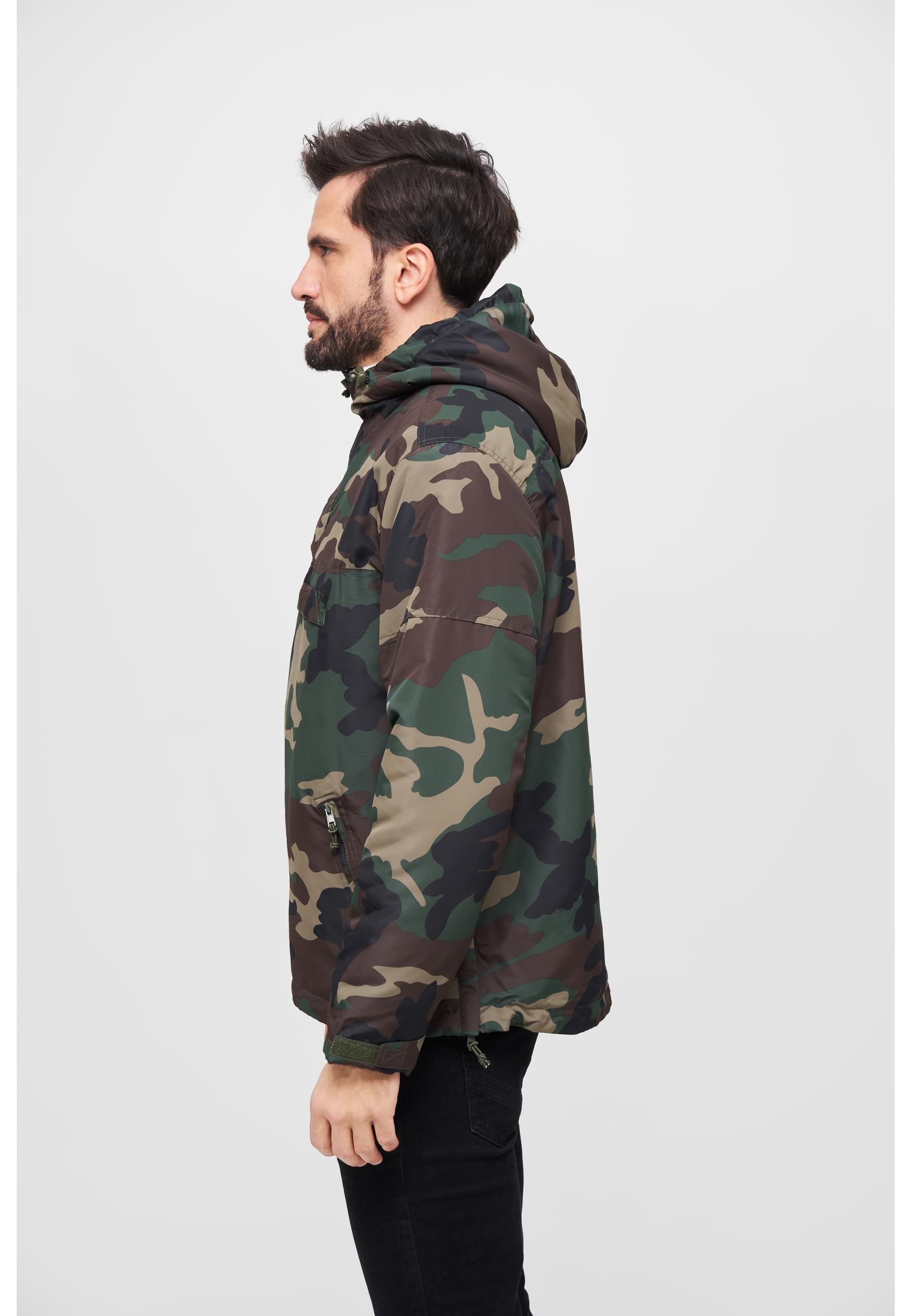 Brandit Allwetterjacke »Brandit Herren Windbreaker Sherpa«, (1 St.), mit Kapuze