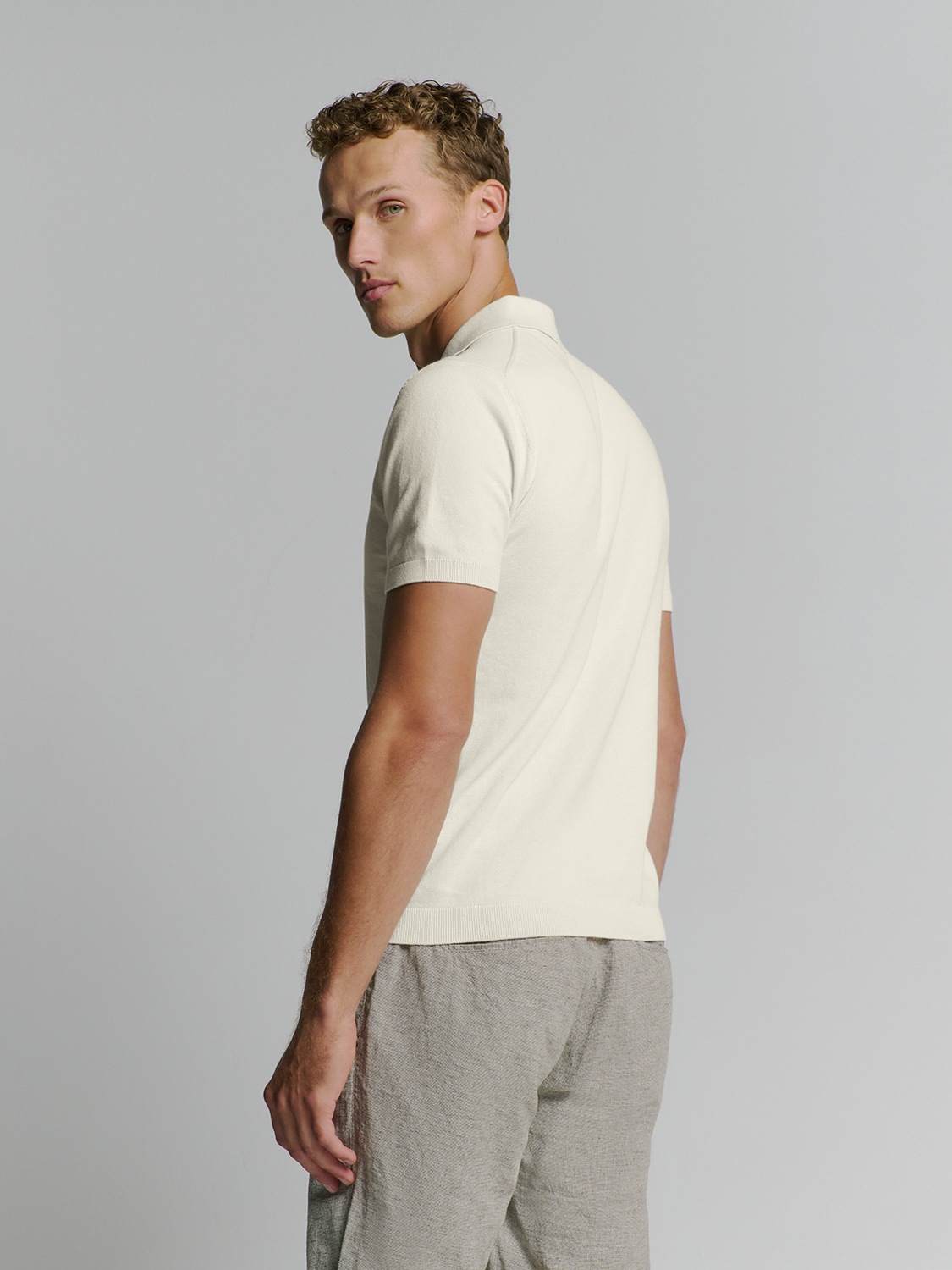 NO EXCESS T-Shirt "No Excess Poloshirt mit kurzen Ärmeln" günstig online kaufen