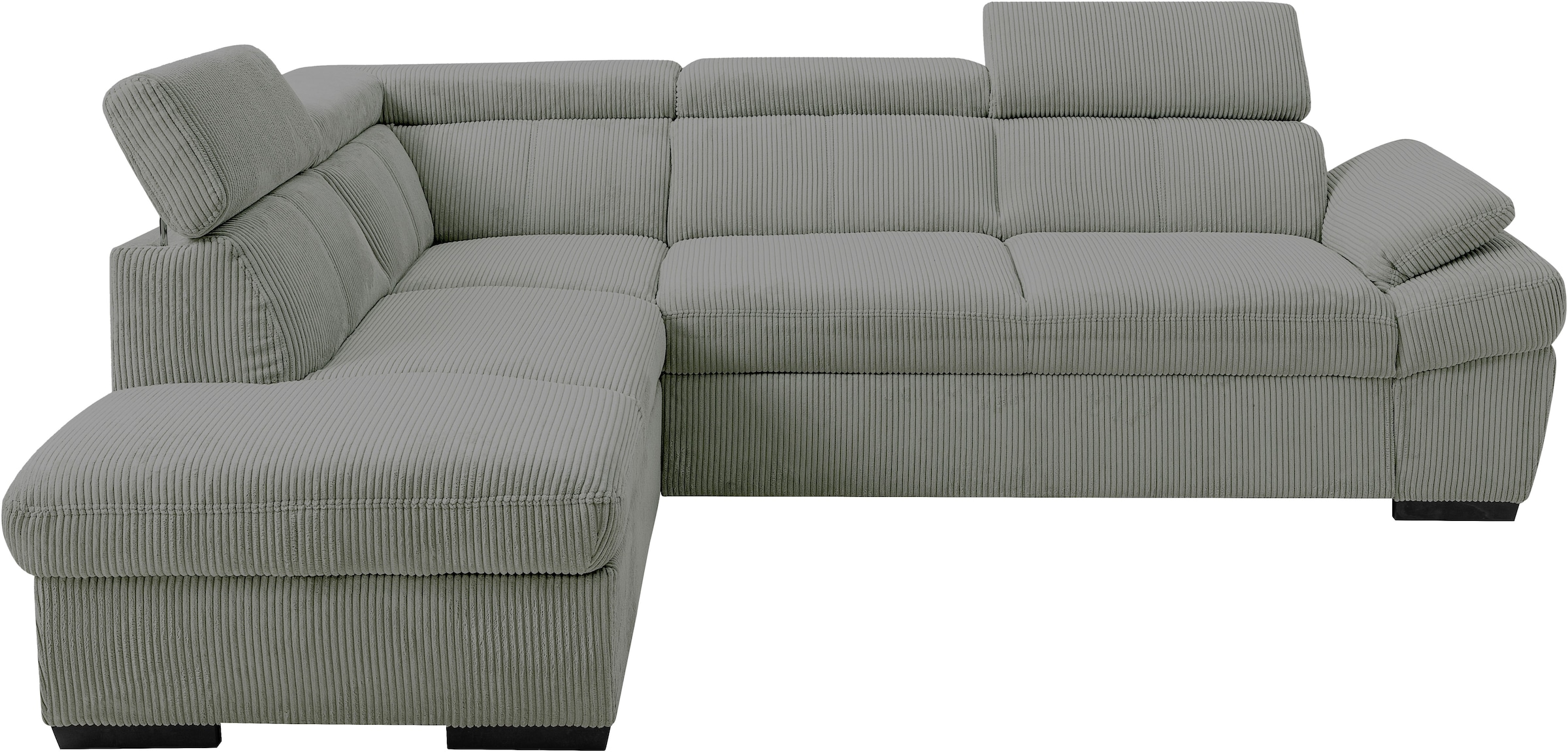 exxpo - sofa fashion Ecksofa inkl. Kopf- und Armteilverstellung, wahlweise mit Bettfunktion
