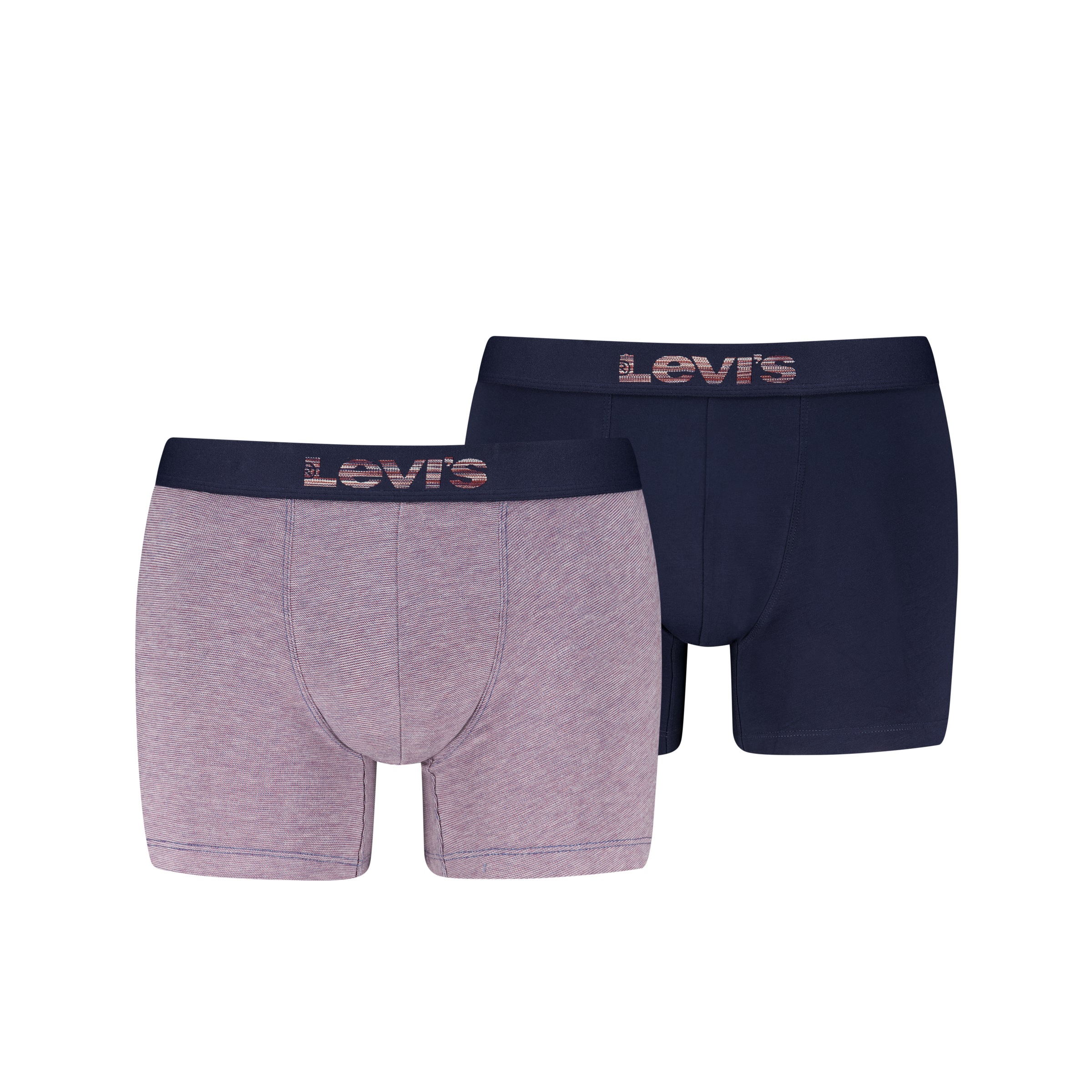 LEVI'S Herren Boxershorts, Gr. XXLnavy, rot, Single Jersey, Obermaterial: 95% Baumwolle, 5% Elasthan, Unterhosen