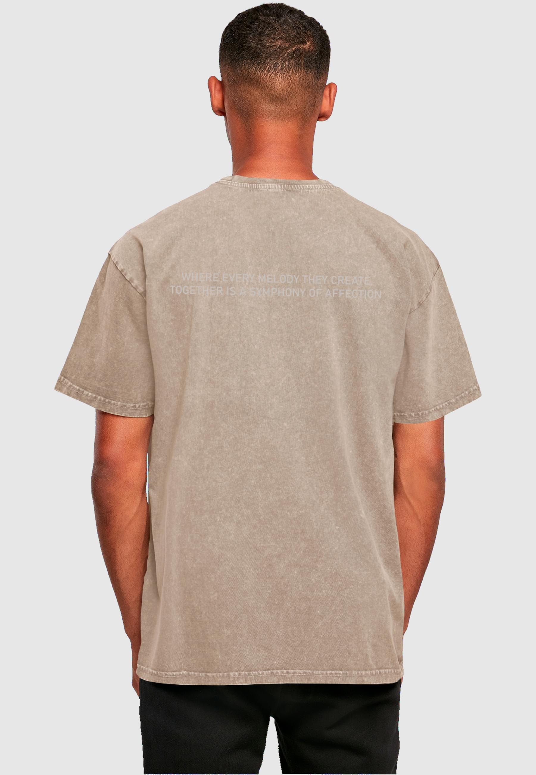 Merchcode T-Shirt »Merchcode Herren Love Birds Acid Washed Heavy Oversize Tee«, (1 tlg.)