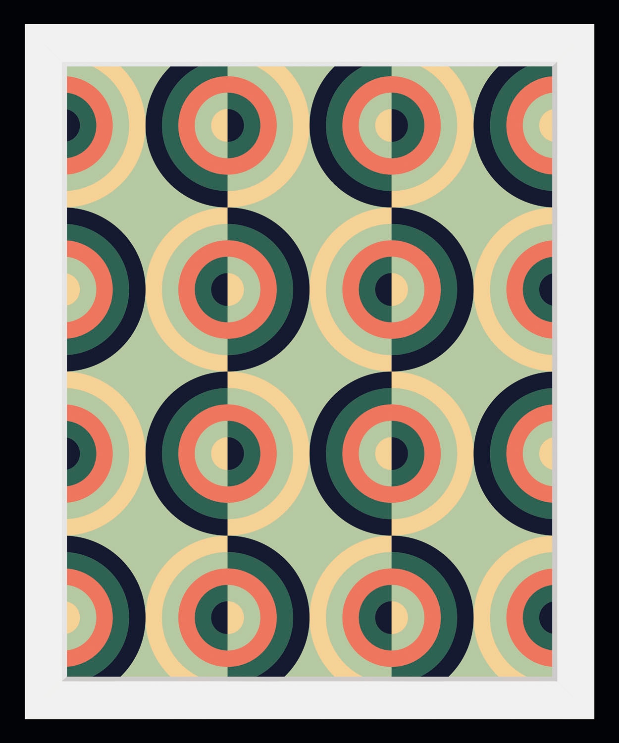 queence Bild »Kevin«, Abstrakt-Figuren-Kunst-Gemälde, (1 St.), HD Premium Poster-Druck inkl. Holzrahmen