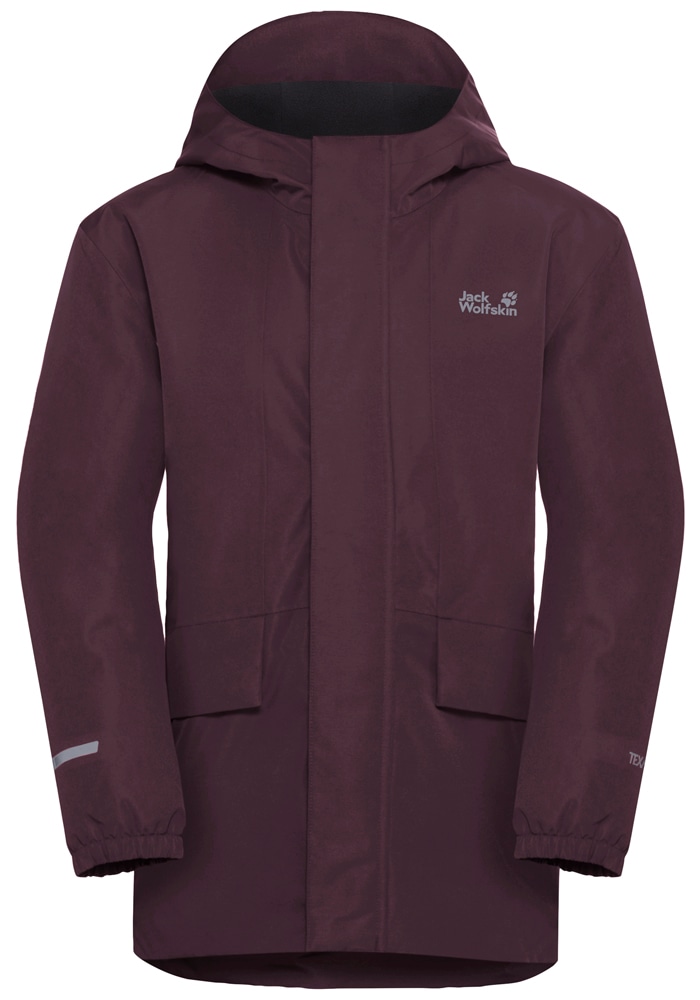 Jack Wolfskin Outdoorjacke »CANVEY JKT KIDS«, mit Kapuze
