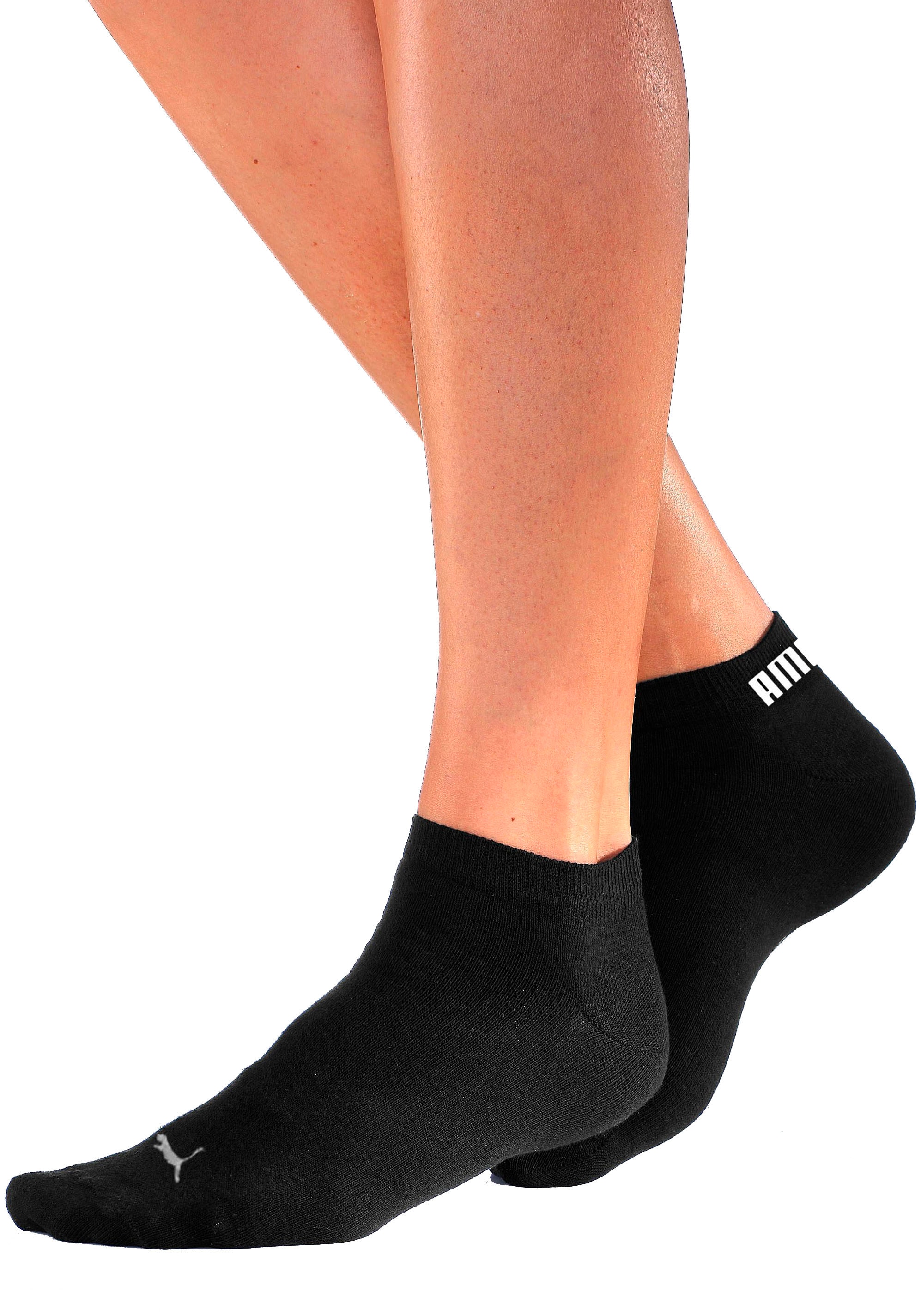 PUMA Kurzsocken, (9 Paar), Atmungsaktiv, feuchtigkeitsregulierend, Rippenbündchen