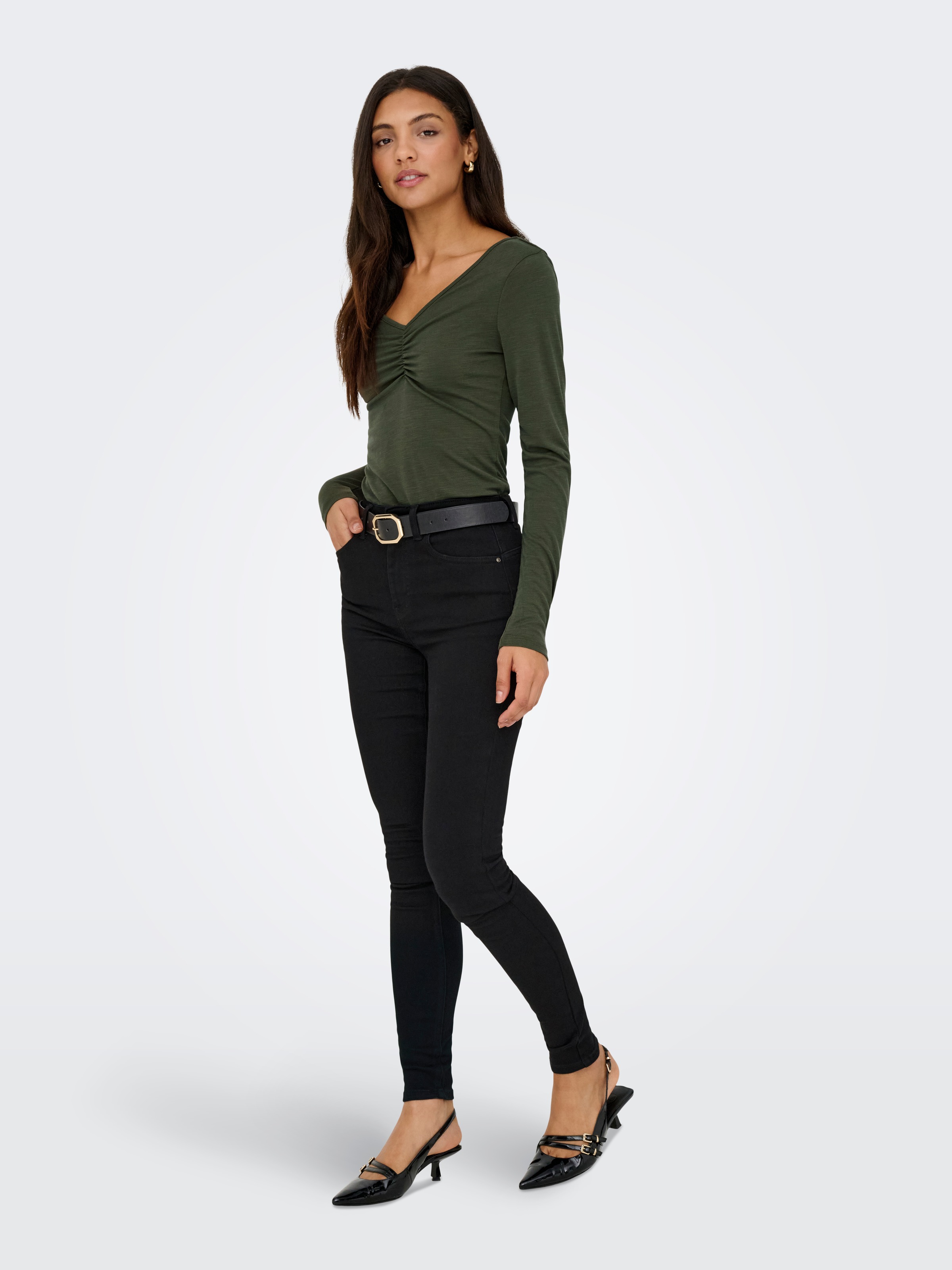 ONLY Skinny-fit-Jeans »ONLLULU HW SKINNY PUSH UP MAS070 BF DNM«