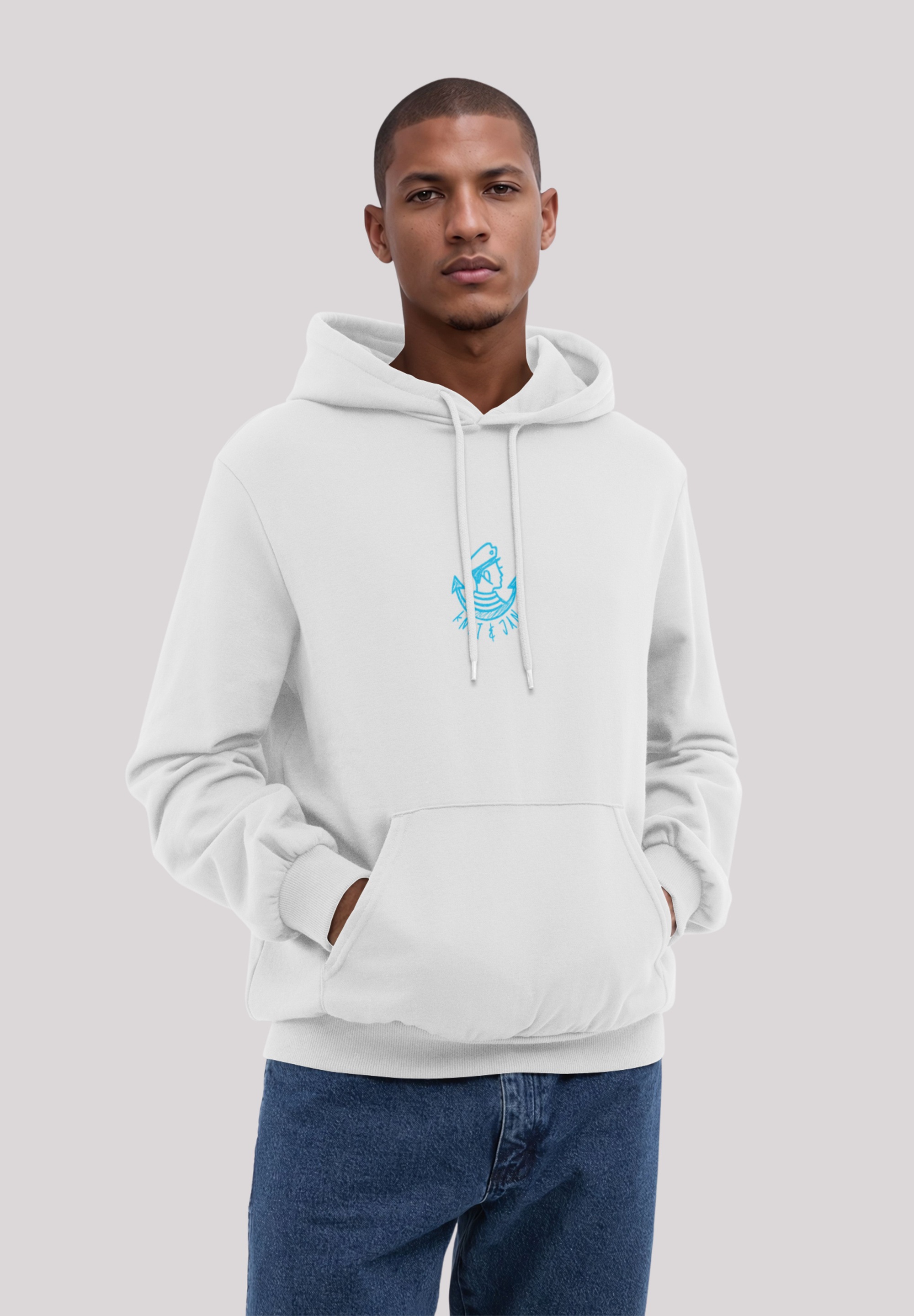 F4NT4STIC Kapuzenpullover »Knut und Jan Scribble Logo«, Osteee Kollektion, Urlaub, Ahoi Moin