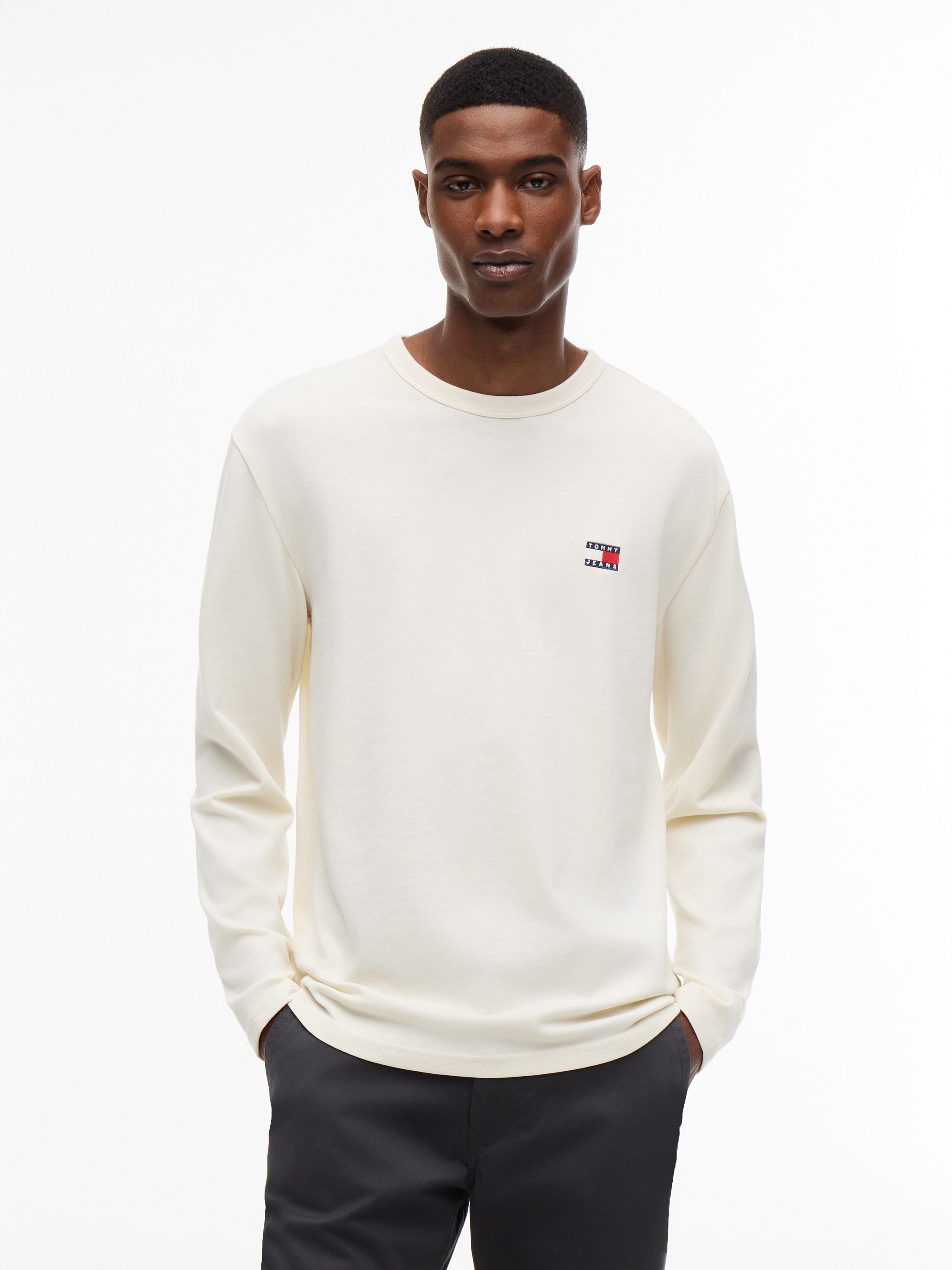 Tommy Jeans Langarmshirt "TJM REG BADGE TEE LS EXT"