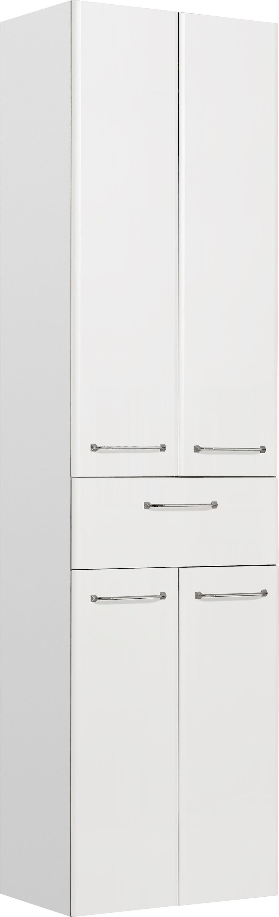 Saphir Hochschrank "Quickset Badschrank 50 cm breit, 4 Türen, 1 Schublade, günstig online kaufen