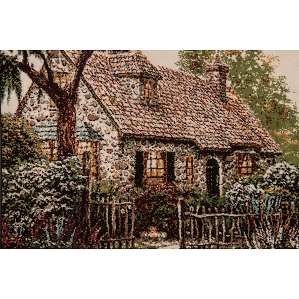 morgenland Wandteppich »Bild-Teppich Figurativ 85 x 60 cm«, rechteckig