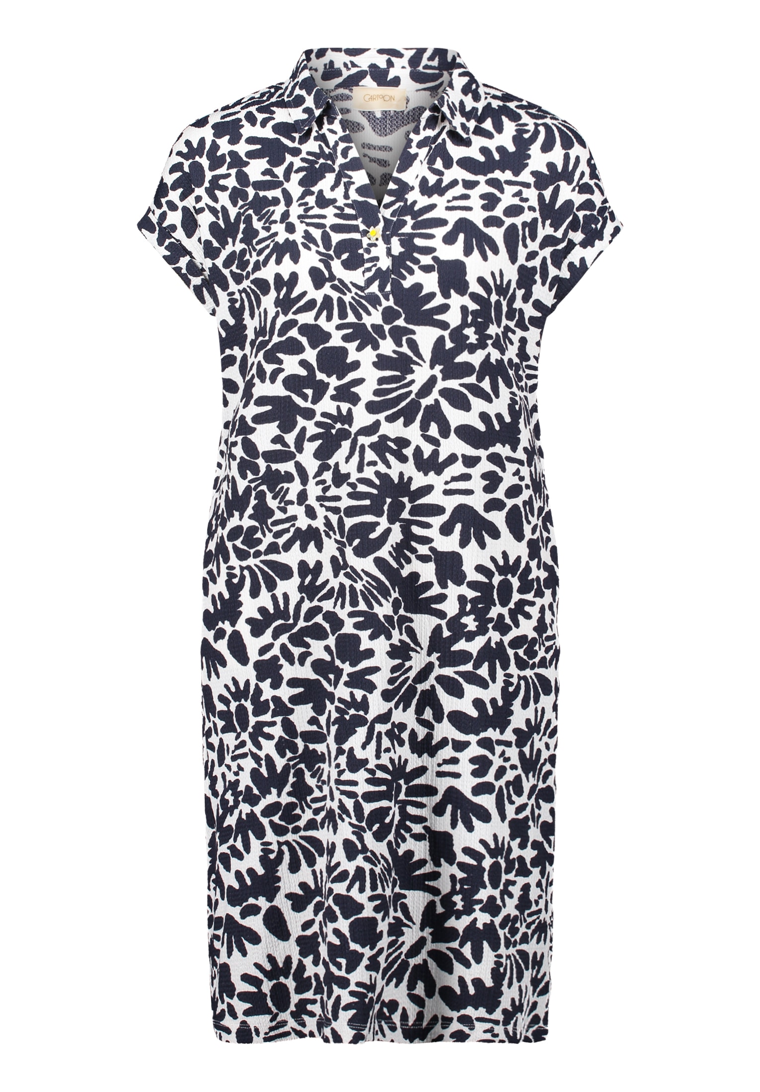 Cartoon Druckkleid »Damen mit überschnittenen Ärmeln« Ohne Tasche