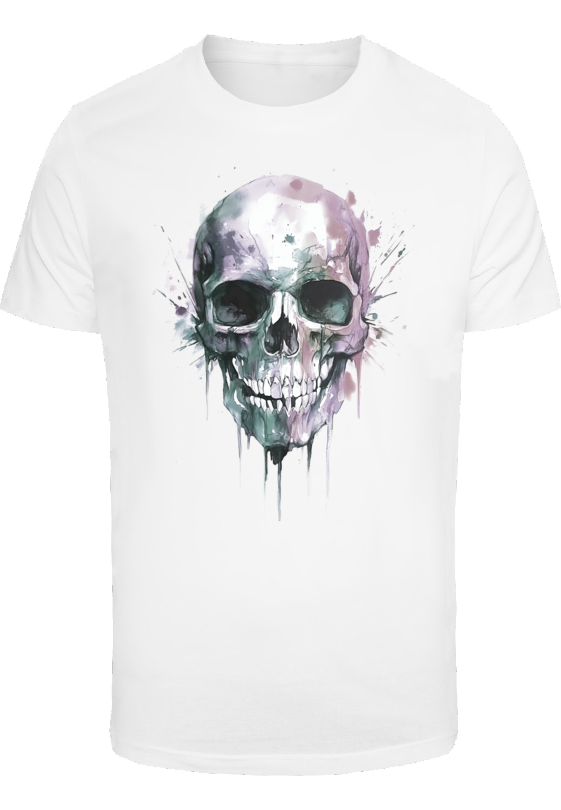 MisterTee T-Shirt "MisterTee Colorful Skull Tee" 1