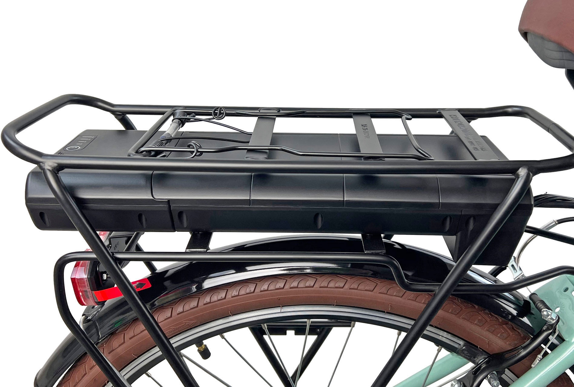 LLobe E-Bike »City E-Bike 26" Shopper mint«, Shimano, Tourney, Heckmotor 250 W