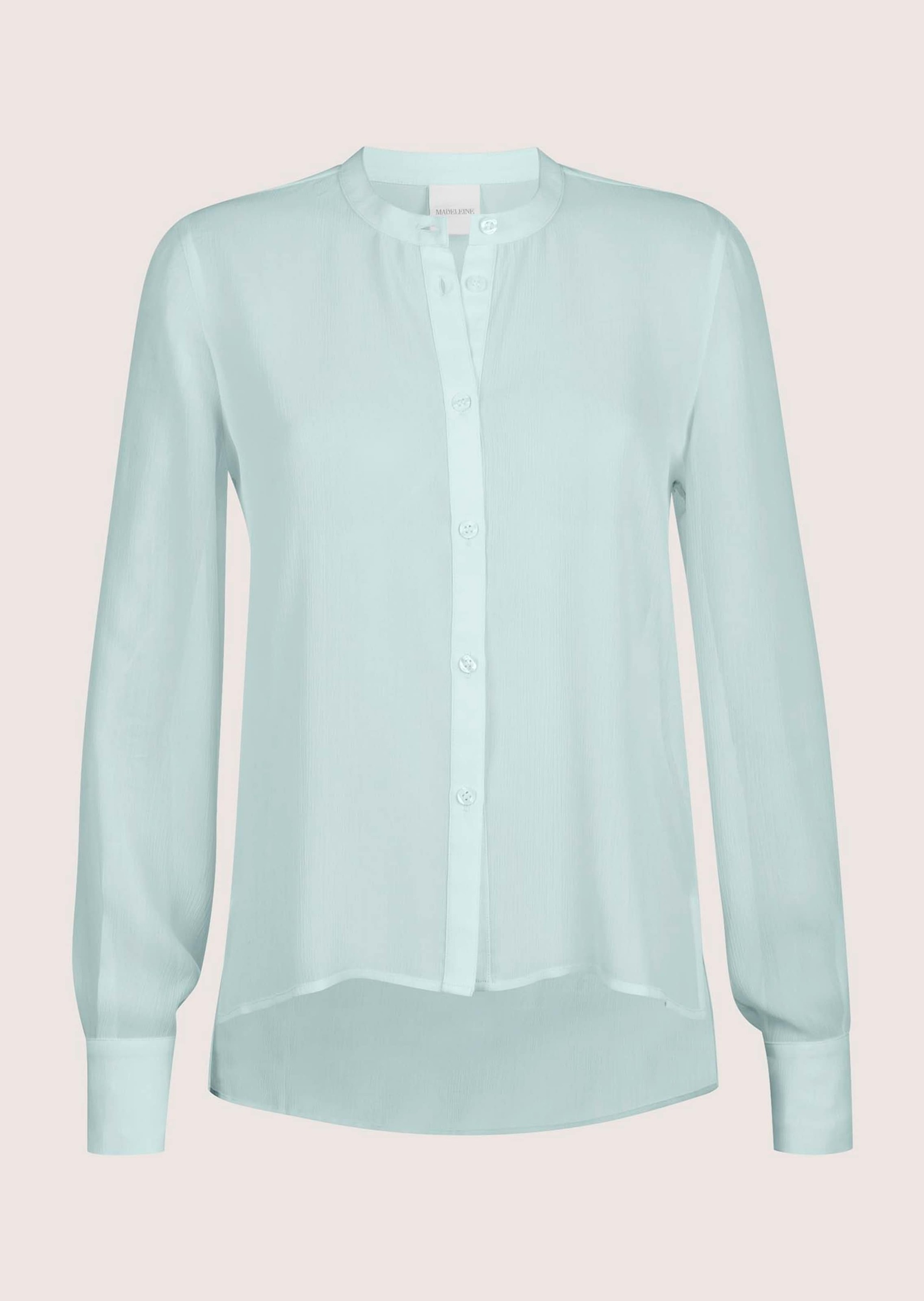MADELEINE Langarmbluse "Bluse Luftige Chiffon-Bluse, Halbarm"