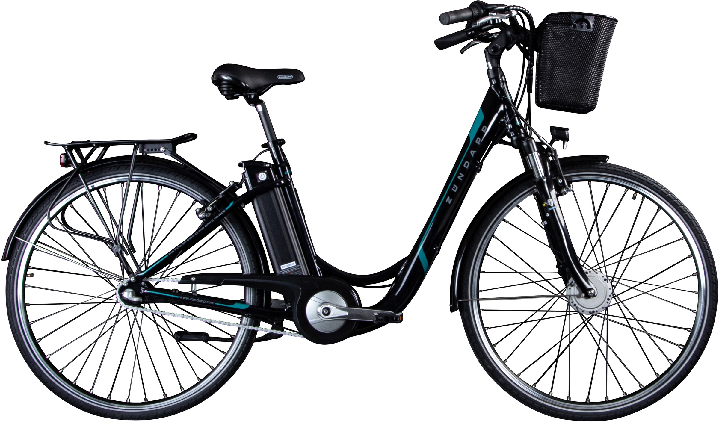 Zündapp E-Bike "Z510", 3 Gang, Shimano, Nexus SC-3C41, Frontmotor 250 W, Pedelec, Elektrofahrrad für Damen u. Herren