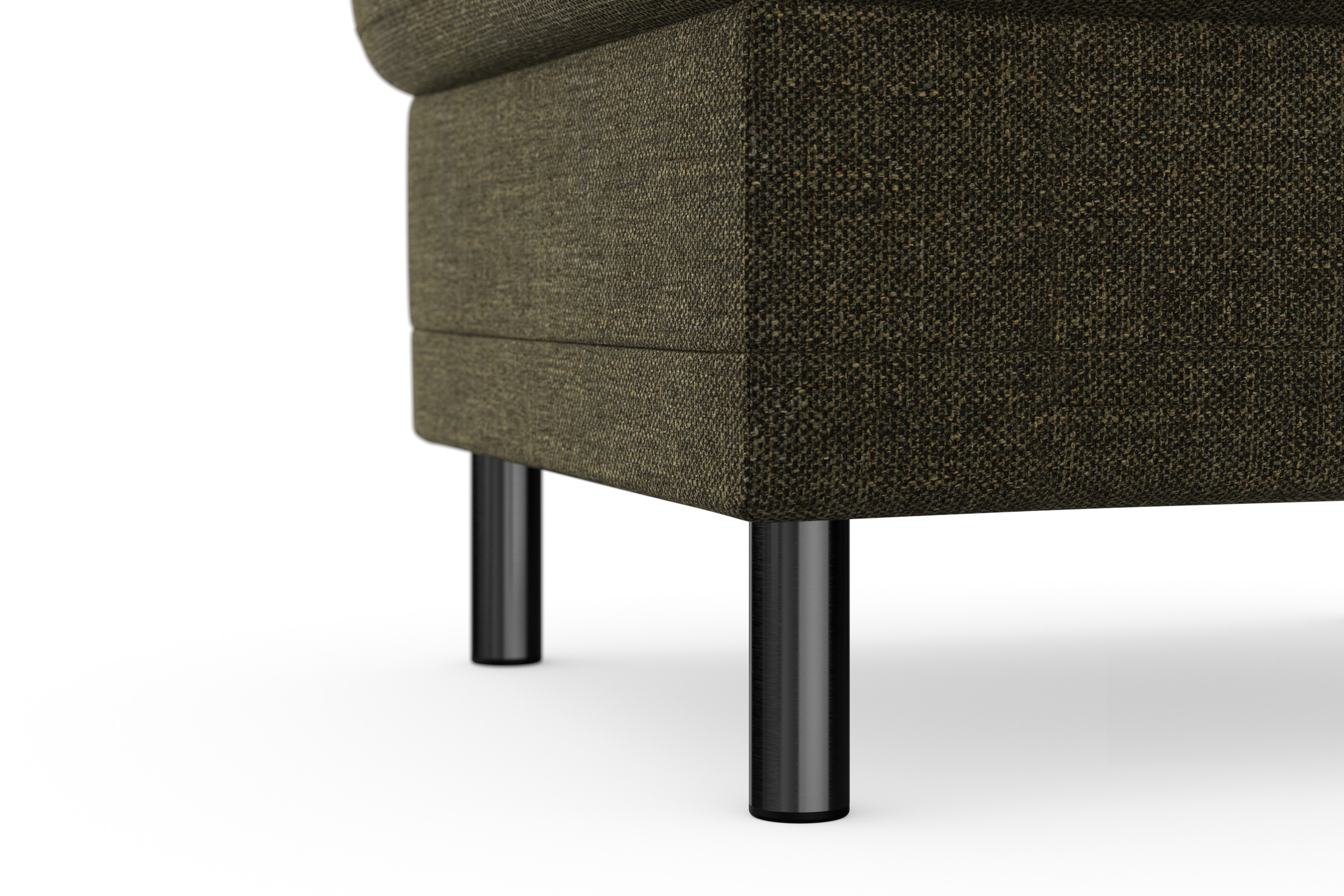 Stauraumhocker HOME AFFAIRE "Calando", grün (olive), B:76cm H:46cm T:64cm, 100% Polyester, Hocker, passend zur Polsterserie "Calando", auch im Soft-Clean-Bezug 3