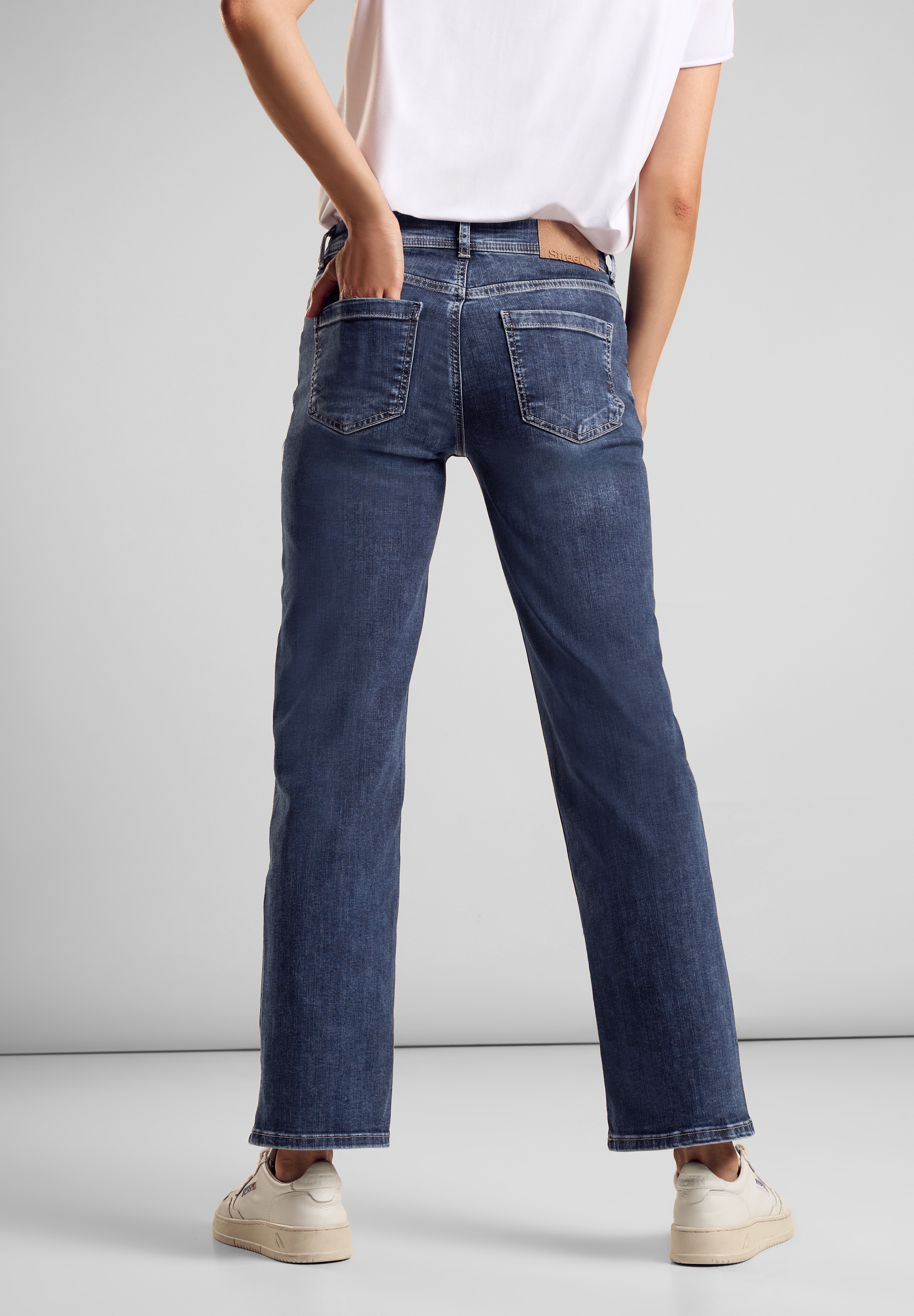 STREET ONE Comfort-fit-Jeans, Middle Waist