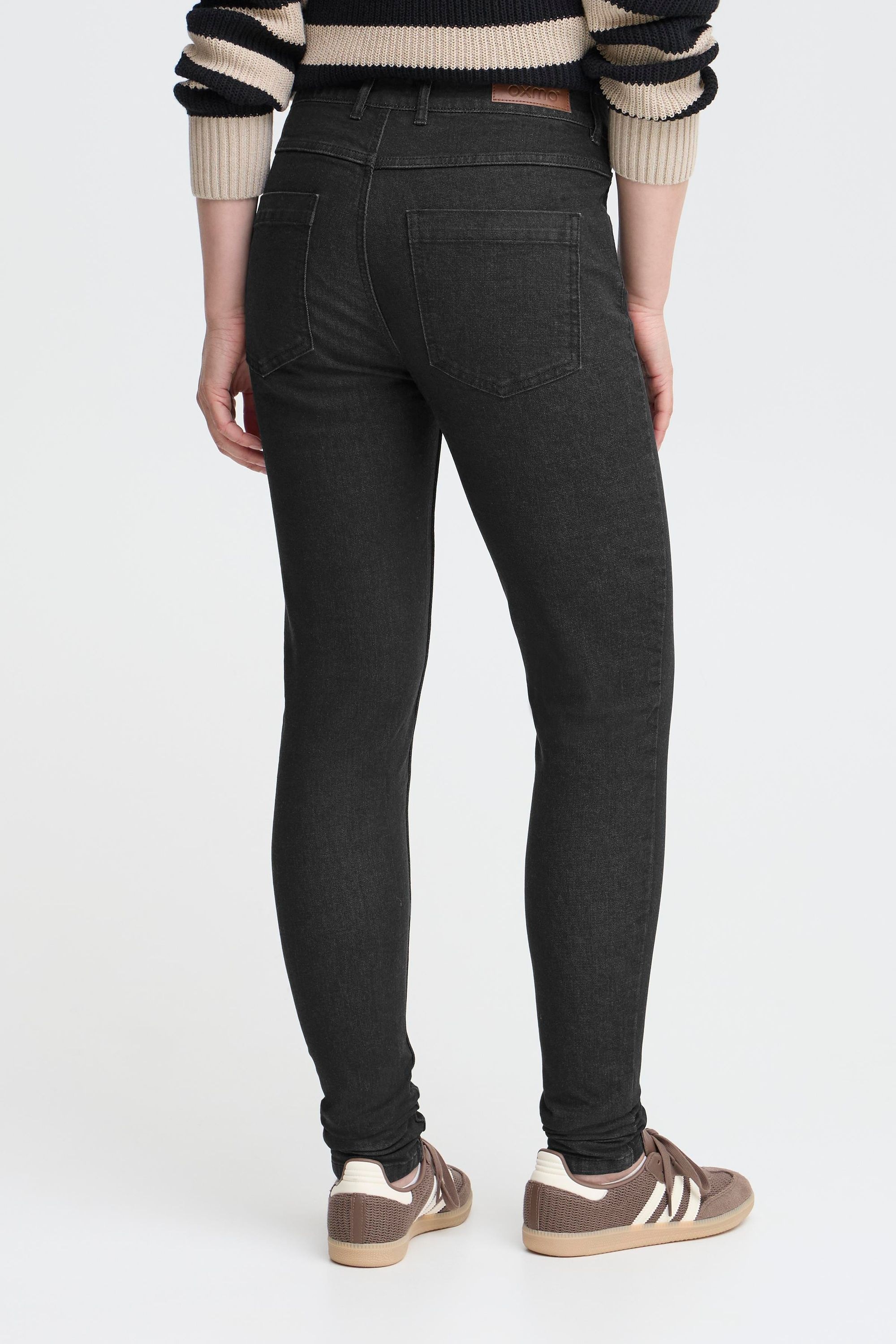 OXMO OXHELLE Slim-fit Jeans Black 26/32 3