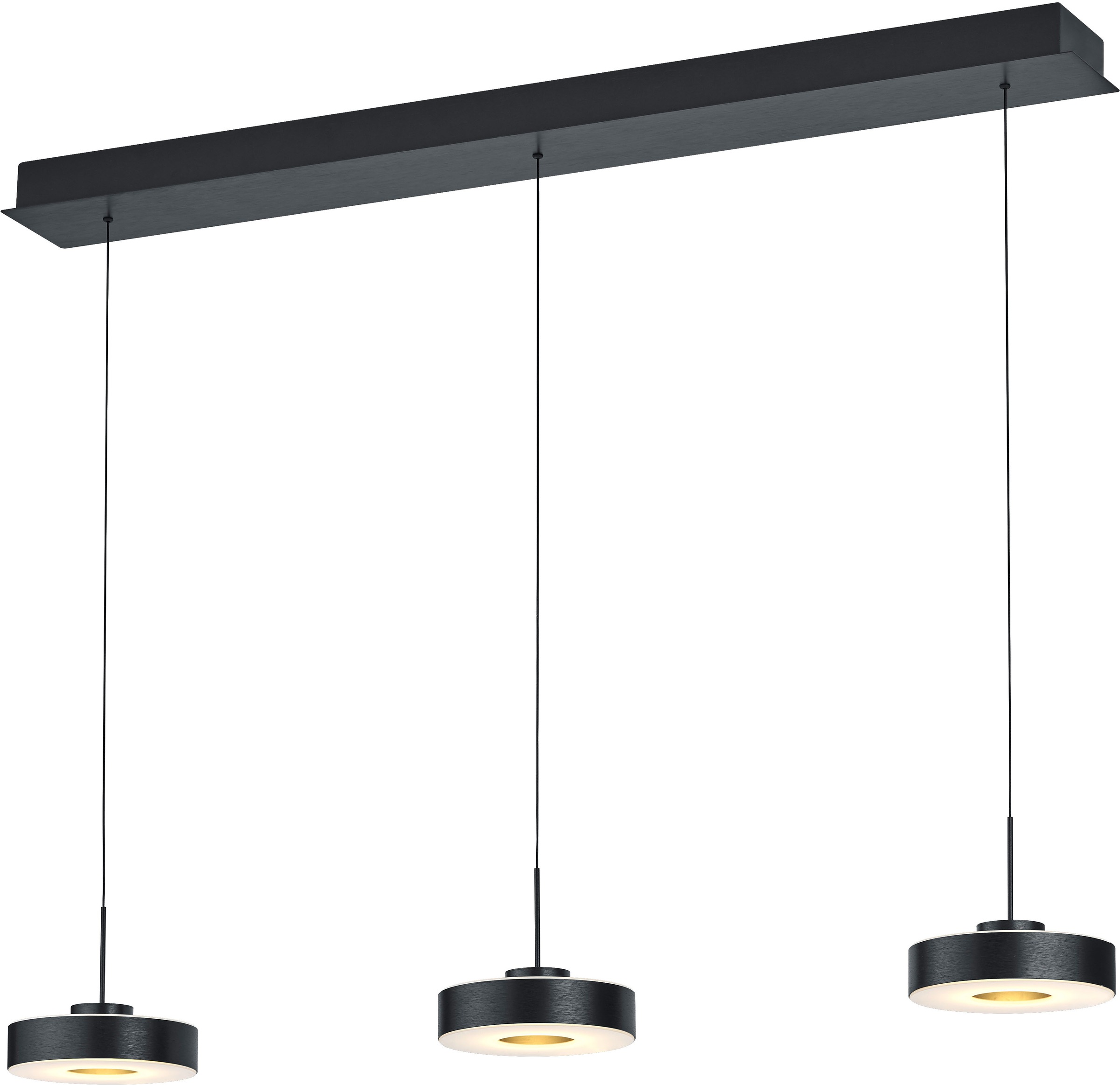 HELL höllisch gutes Licht LED Pendelleuchte »SPENCER« LED-Modul 1 Stk. Warmweiß B-Link Fernbedienung,  Stufenlos höhenverstellbar