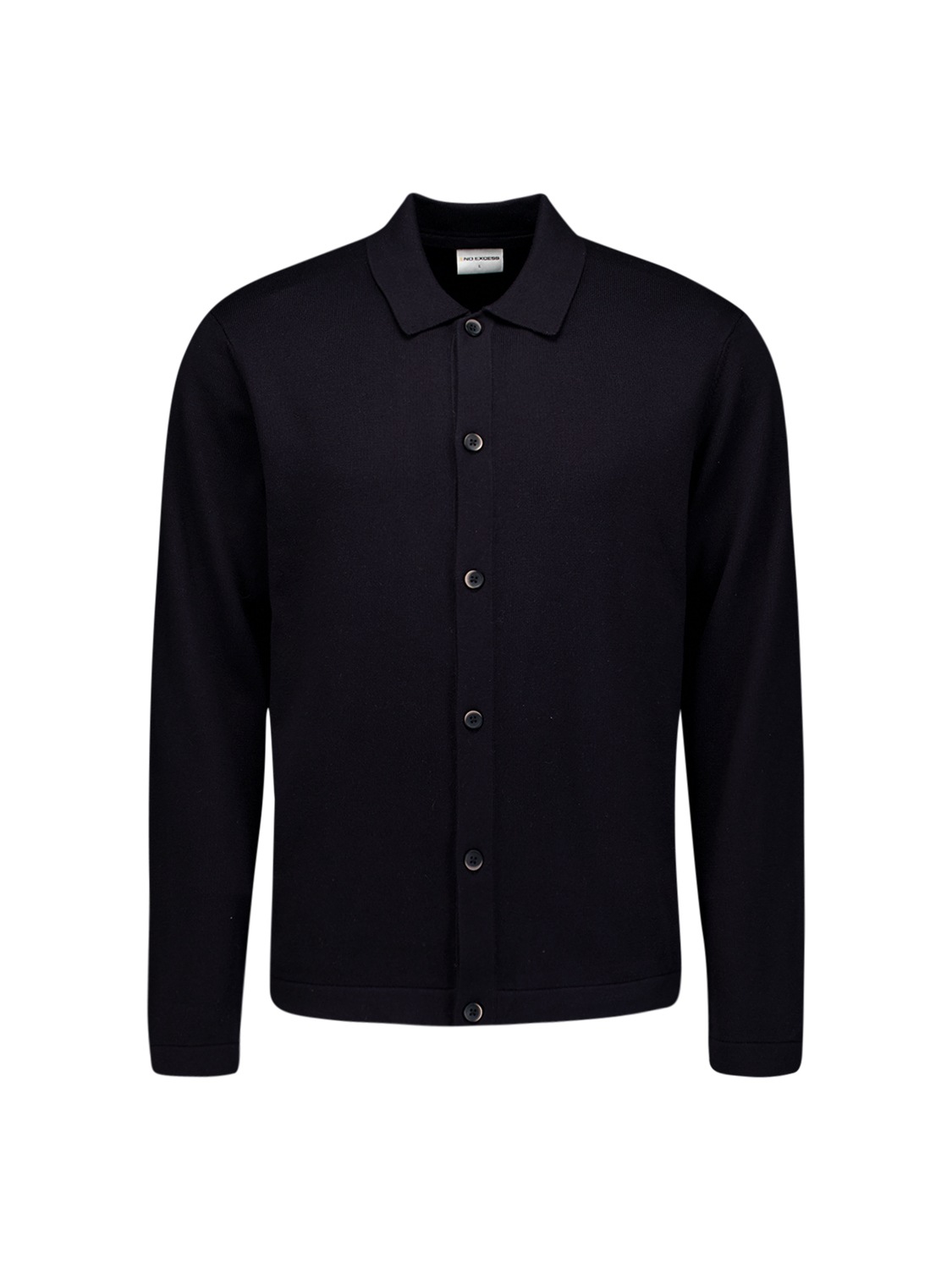 NO EXCESS Carmenpullover »No Excess Cardigan mit Knopfleiste«