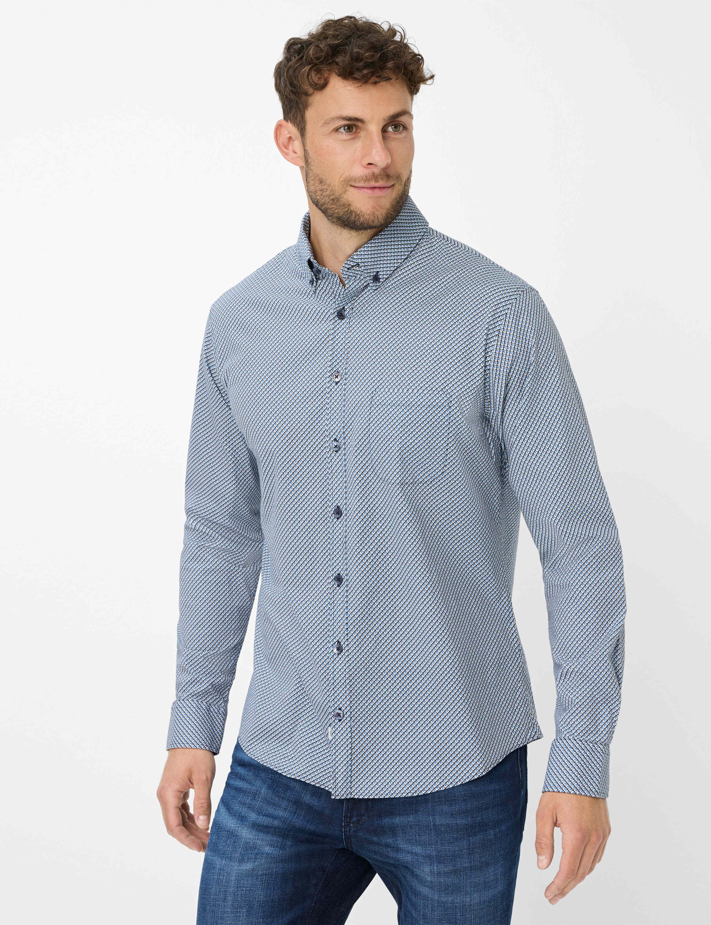 Brax Langarmhemd "Style DANIEL" günstig online kaufen