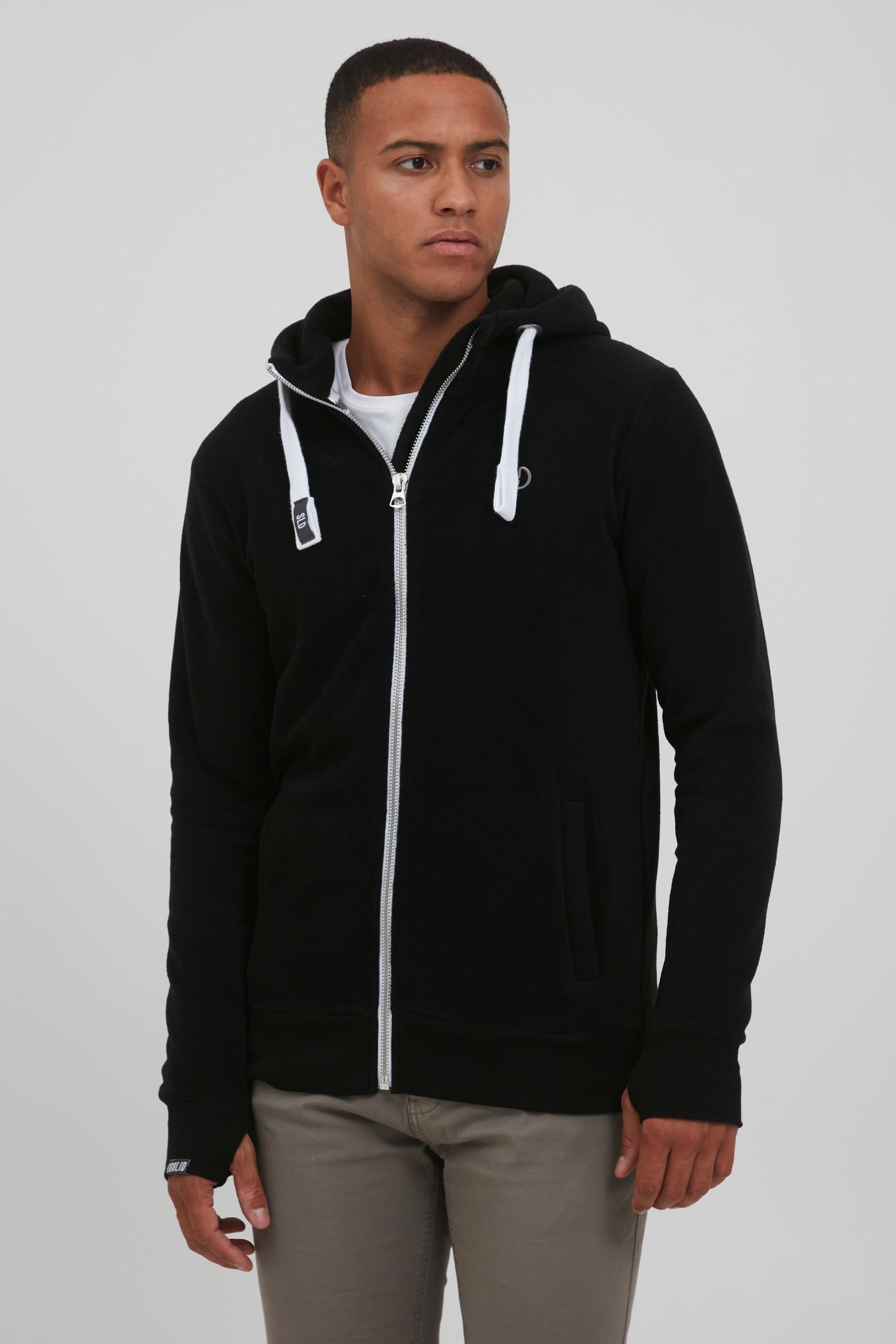 !Solid Fleecejacke »Fleecejacke SDLo«, mit Kapuze