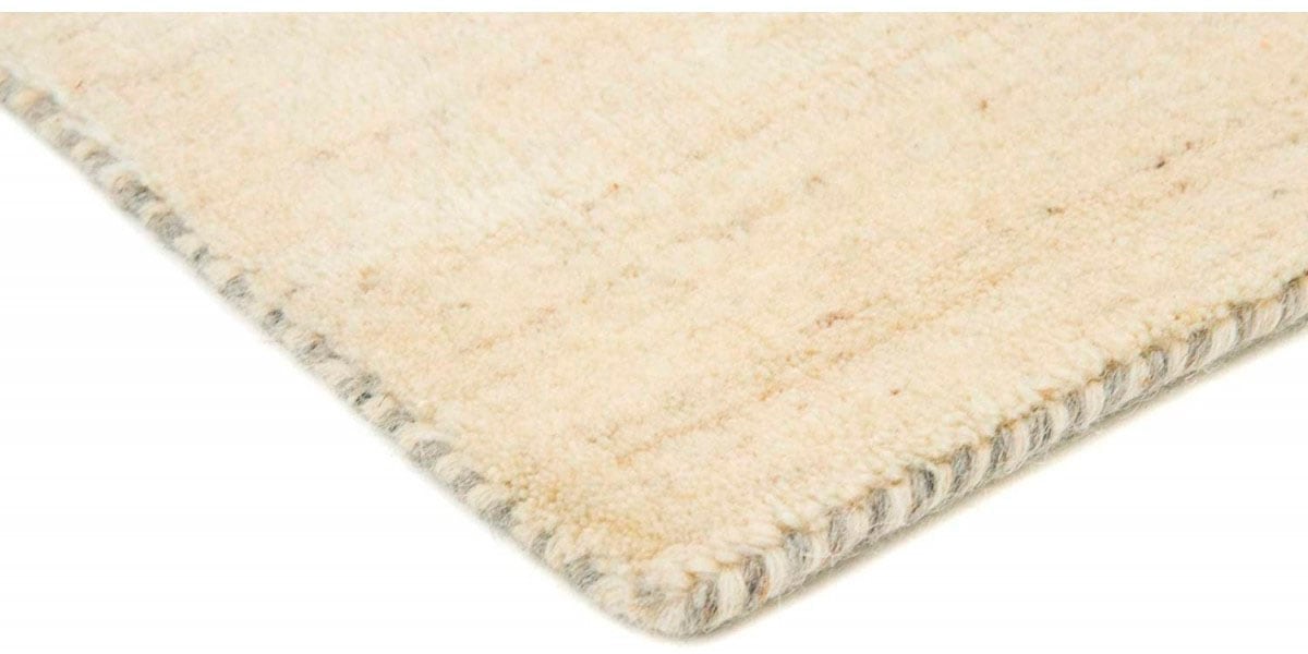carpetfine Wollteppich »Gabbeh Uni, auch als Läufer erhältlich«, rechteckig, 15 mm Höhe, reine Wolle, handgewebt, Gabbeh Loom Tiermotiv, große Farbauswahl