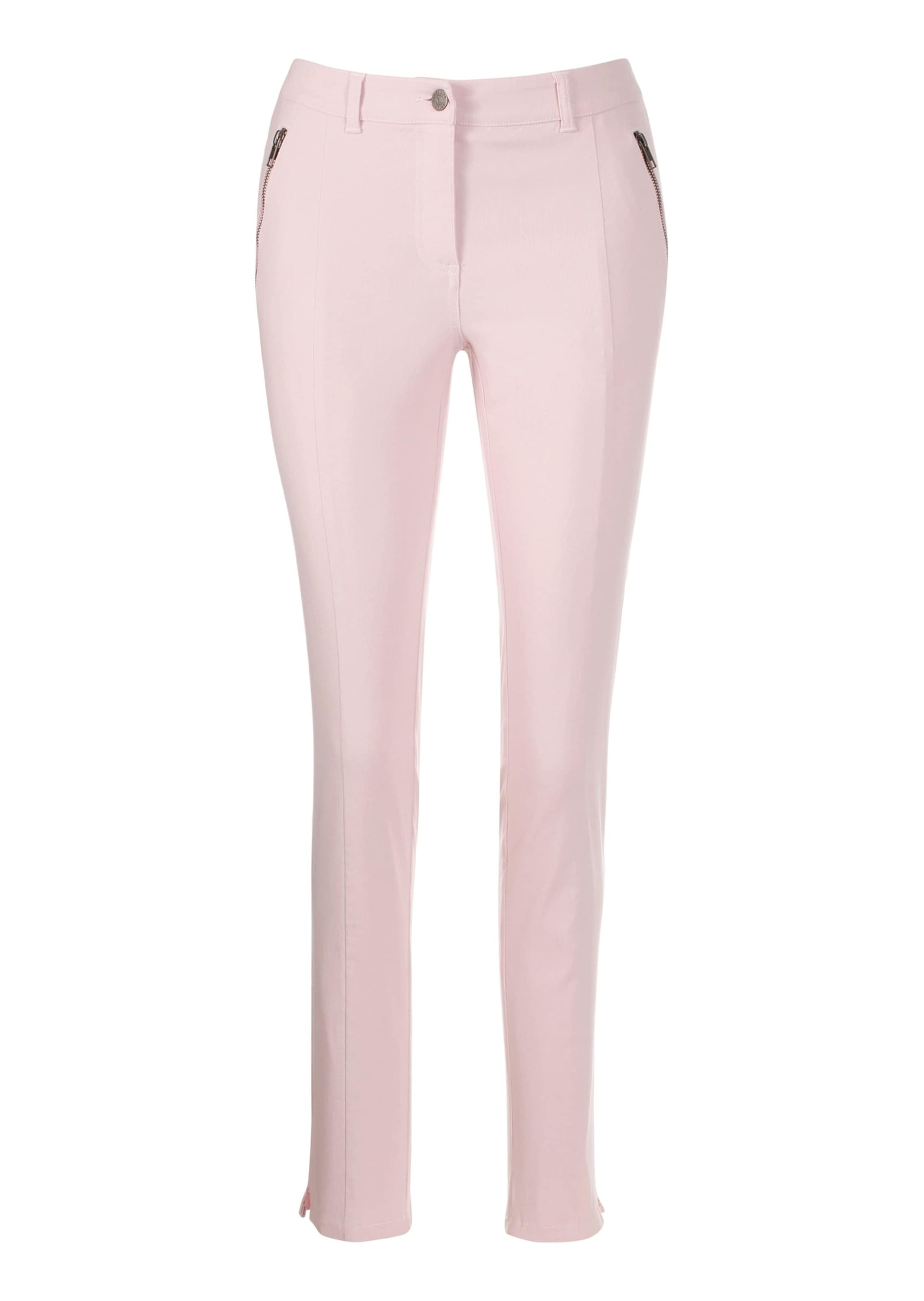 MADELEINE Damen Stoffhose "Hose Enge Hose mit Reißverschlusstaschen"kitt, Gr. 48, Obermaterial: 74% Viskose CV. 23% Polyamid PA. 3% Elasthan EL.,