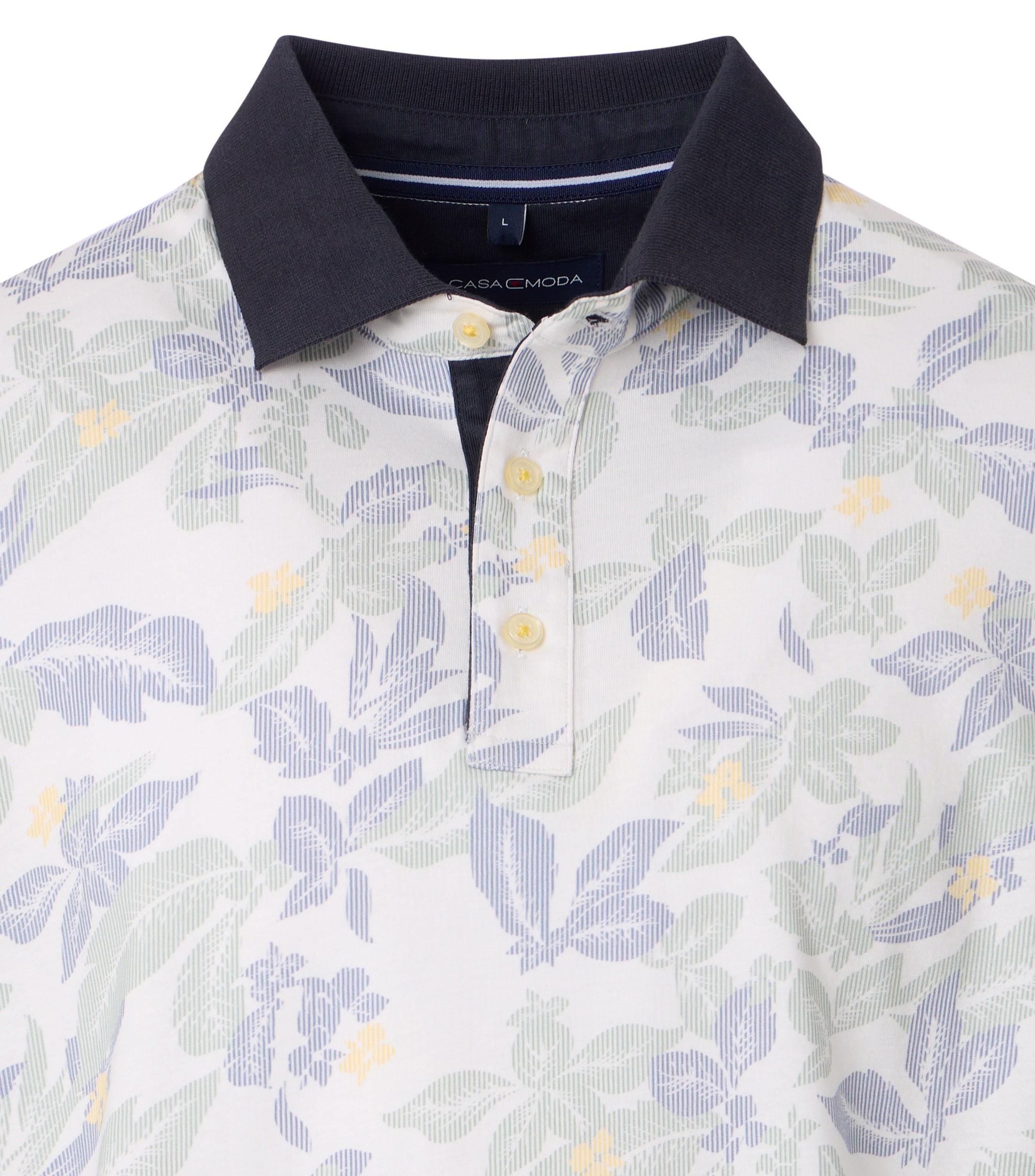 CASAMODA Poloshirt »CASAMODA Polo-Shirt Print«