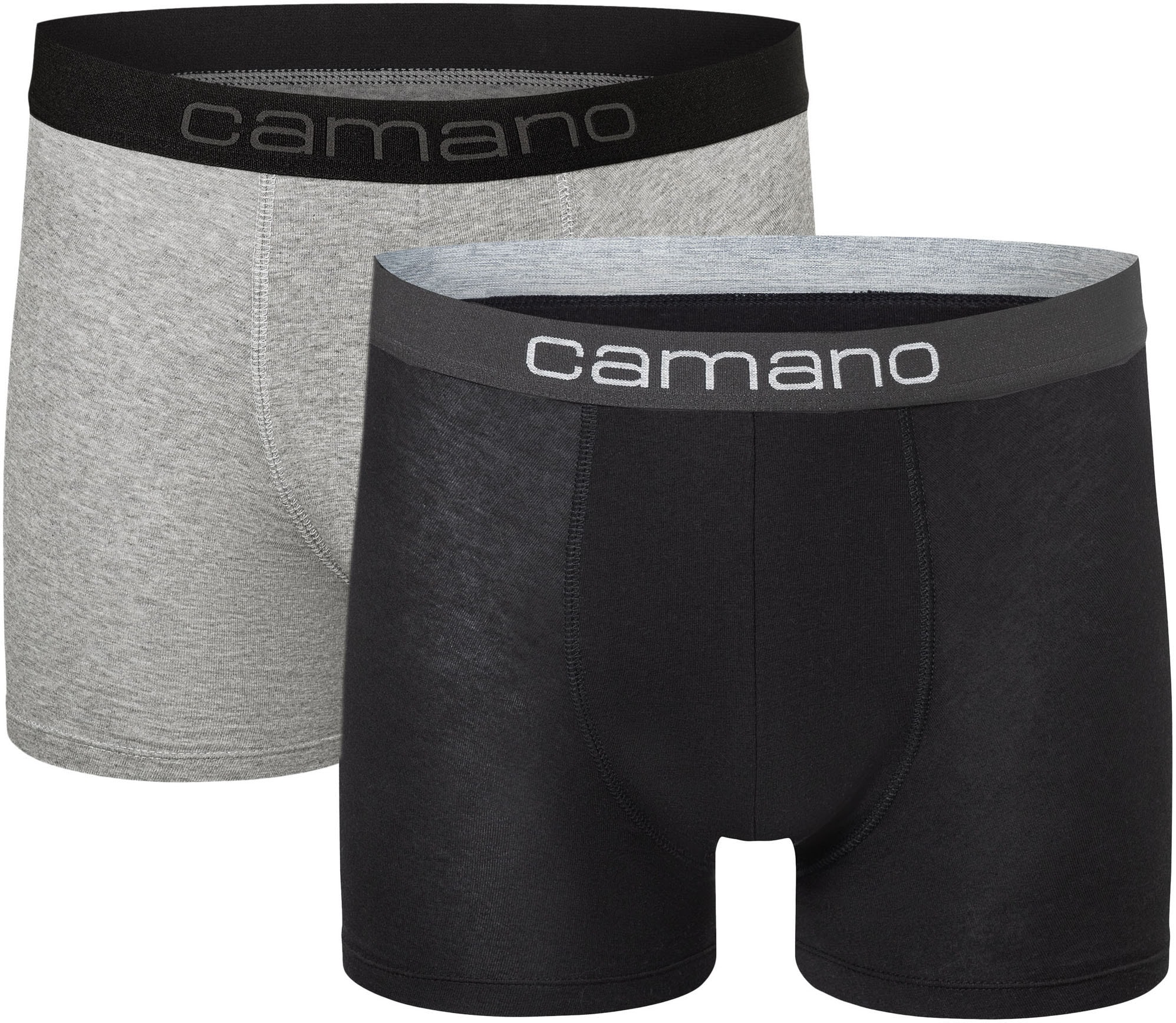 Camano Boxershorts »comfort«, (6er Pack), mit Stretch-Logobund