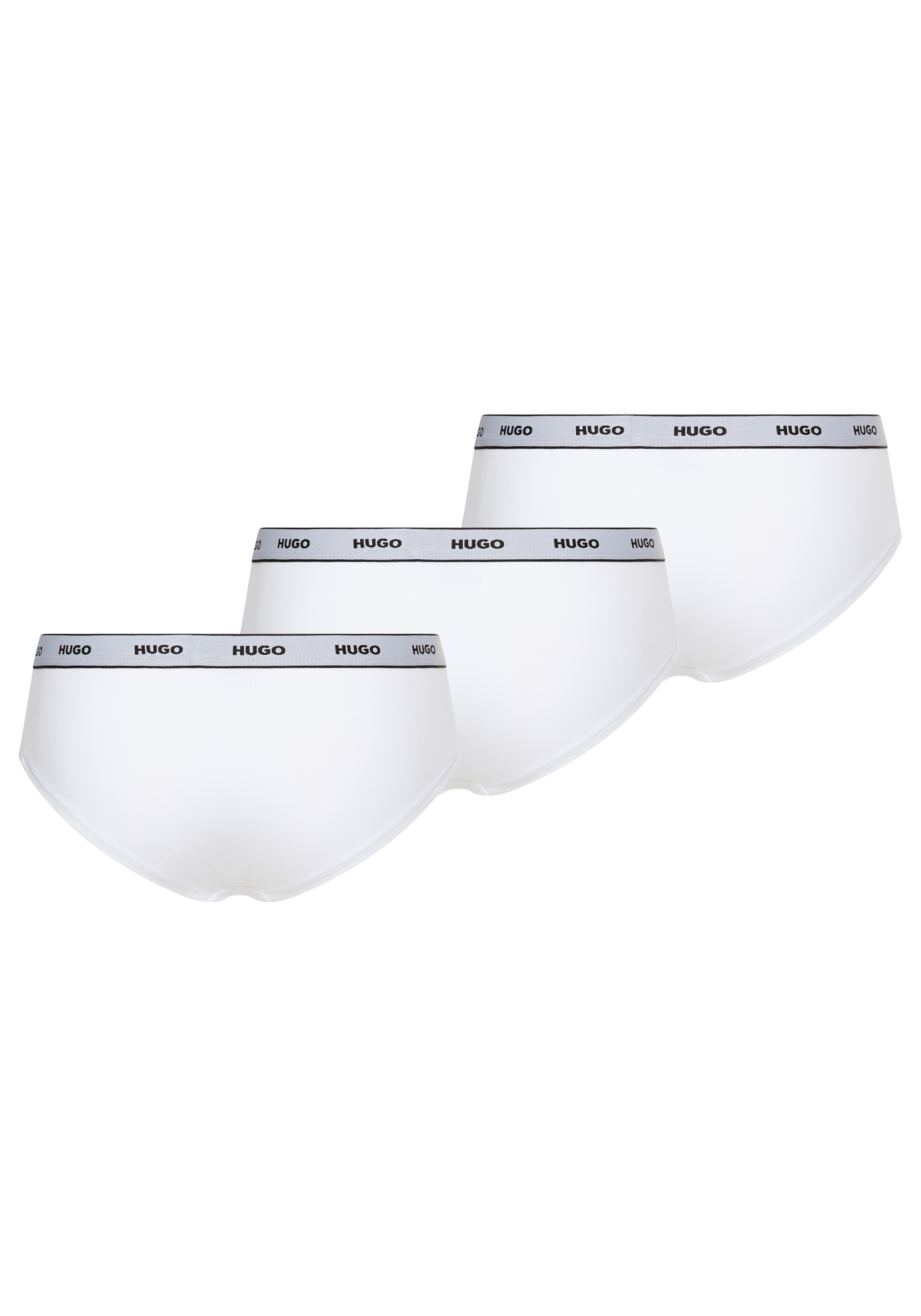HUGO Slip TRIPLET BRIEF STRIPE elastischer Bund mit Logo günstig online kaufen