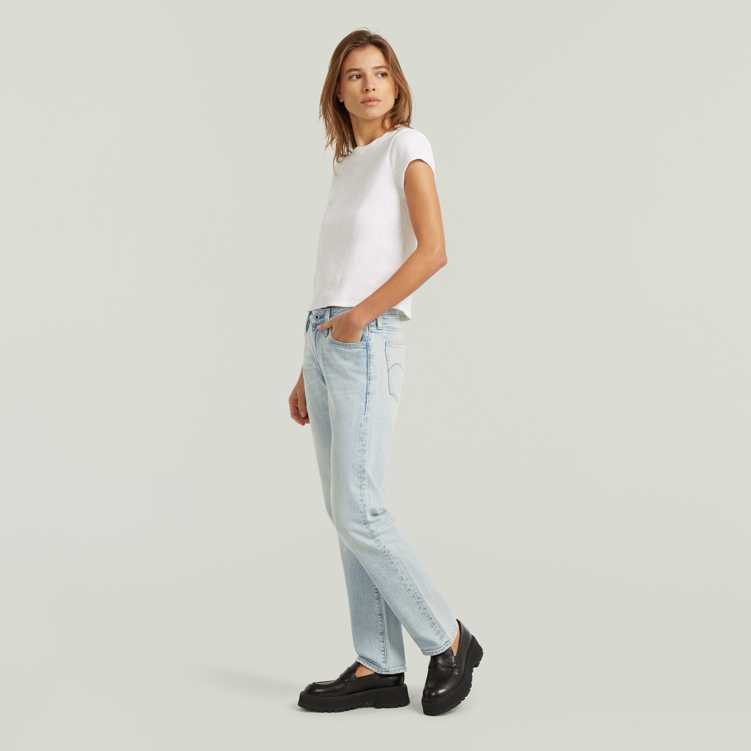 G-STAR Straight-Jeans »Lennoxx Slim Straight Wmn« mit schlanker Silhouette