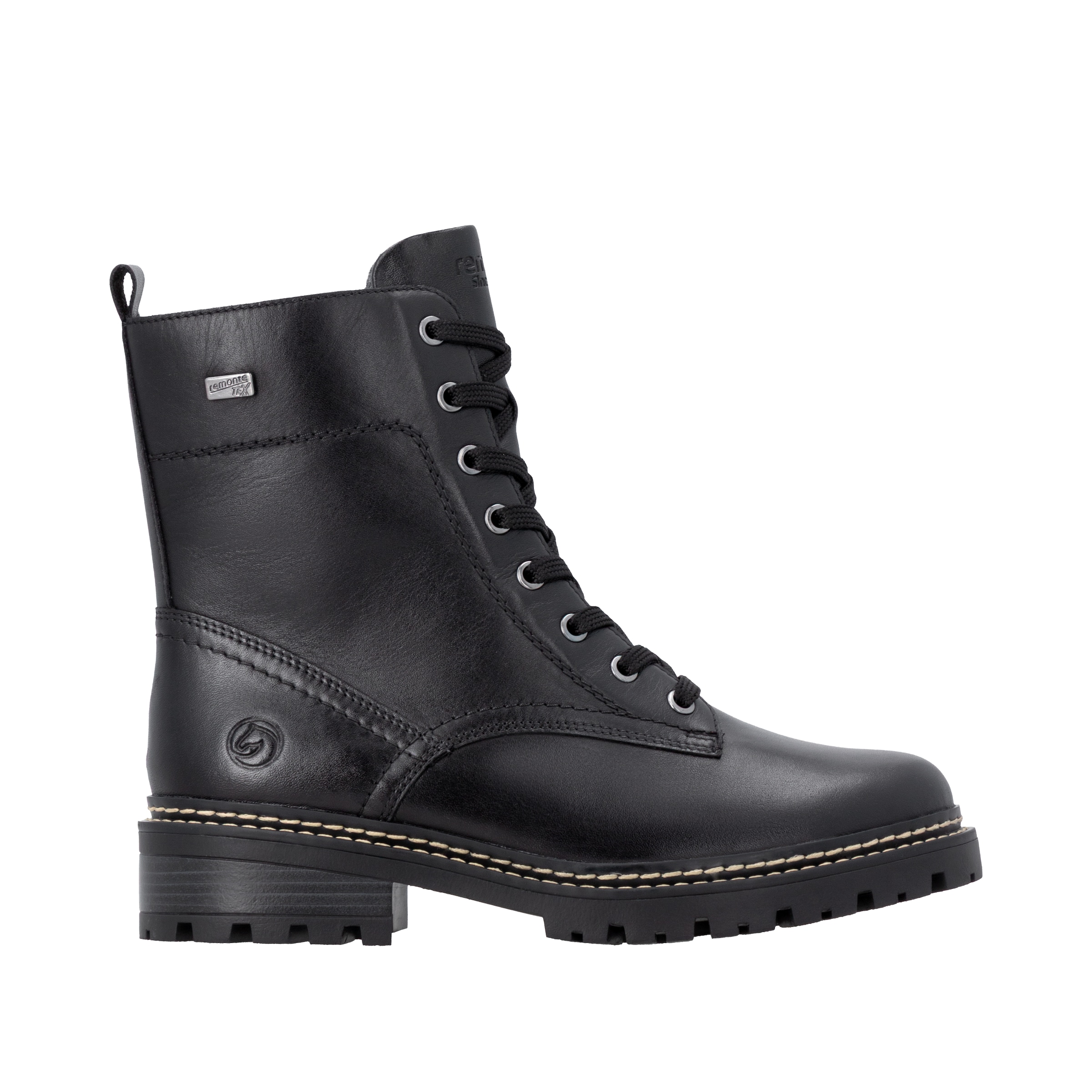 Remonte  Schnürstiefelette mit Innenreißverschluss, TEX-Membrane