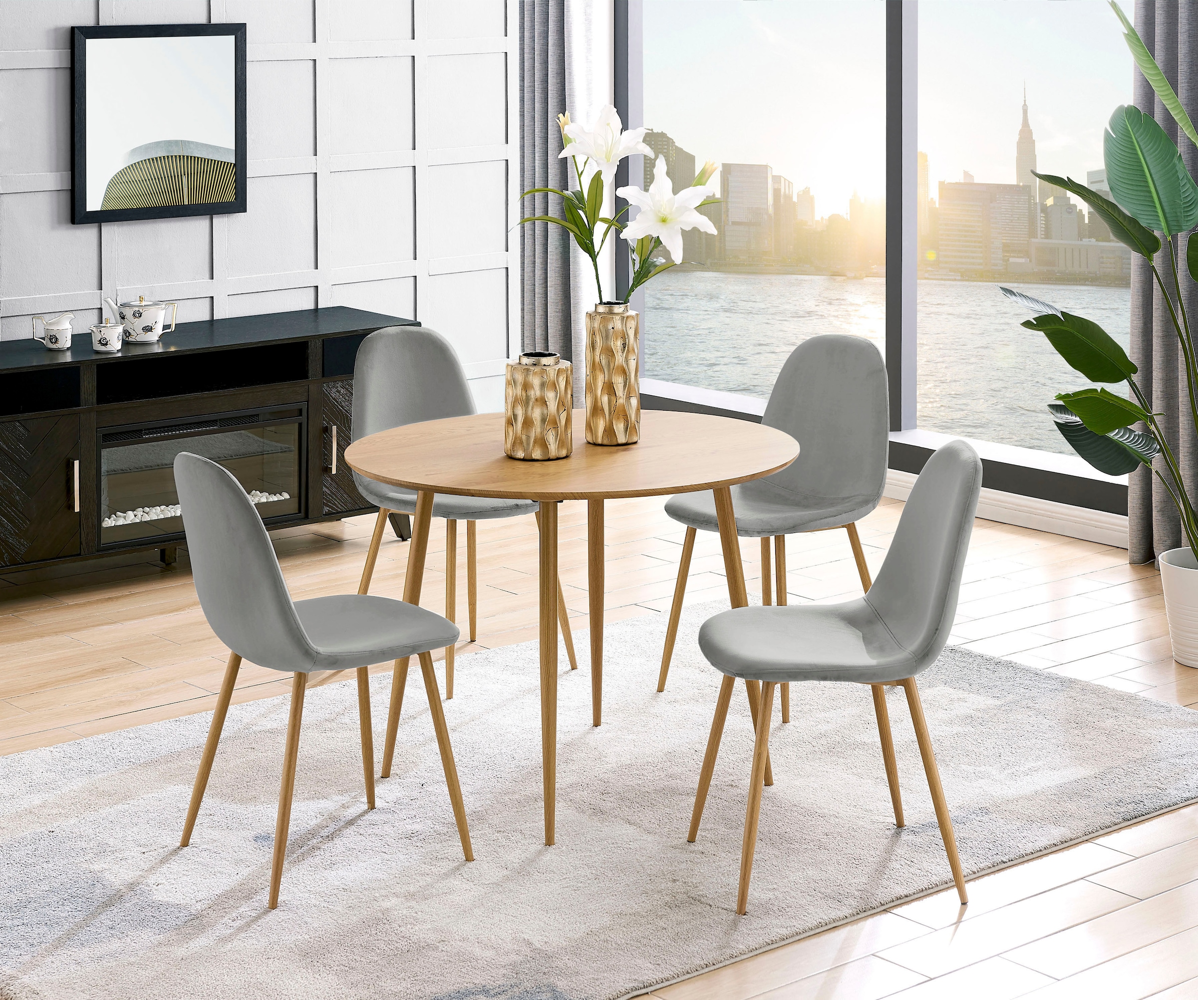 OTTO home Esszimmerstuhl "Eadwine, TOPSELLER Stuhl, Küchenstuhl, 4-Fuß Stuh günstig online kaufen