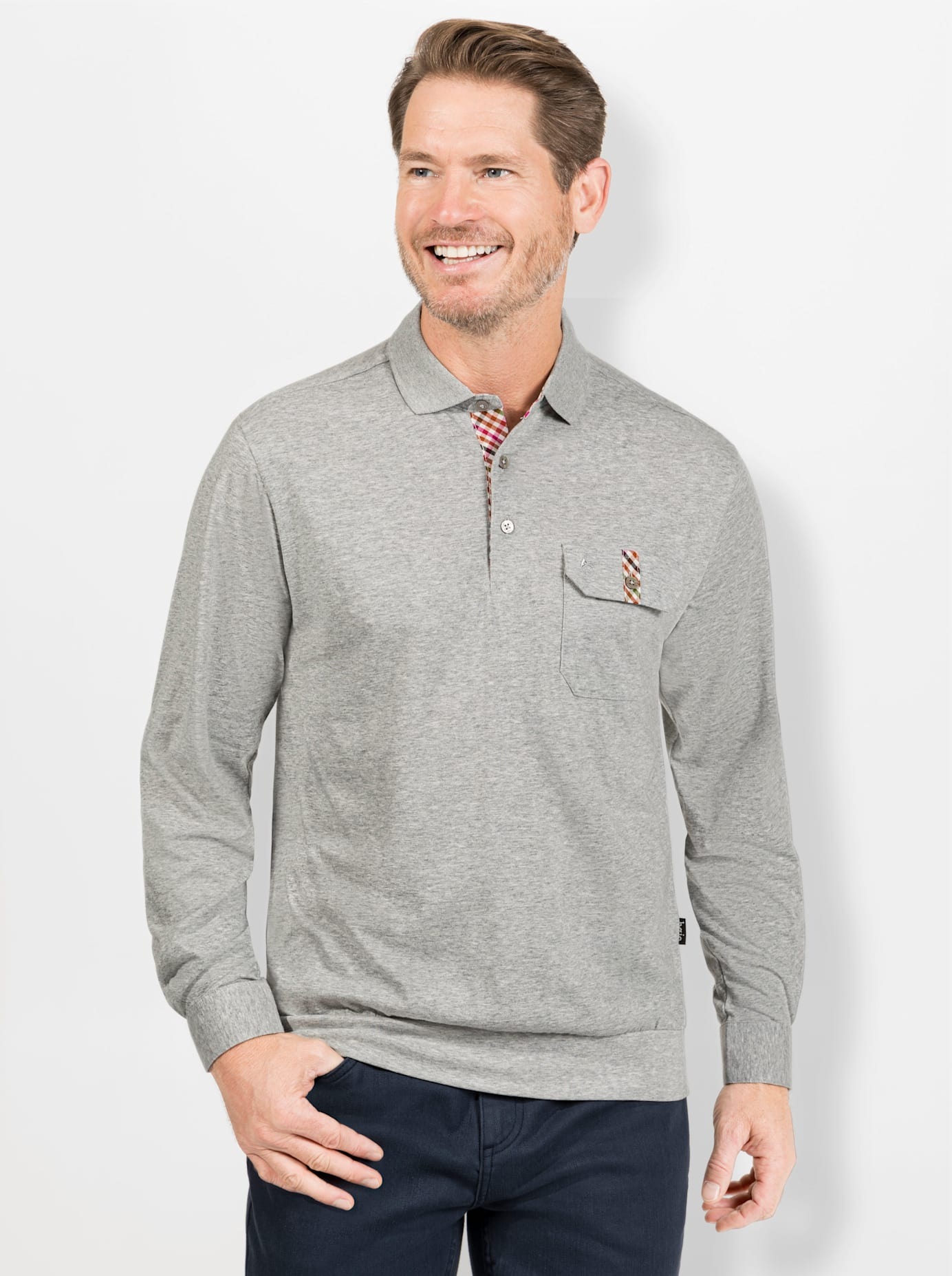 Hajo Poloshirt »Langarm-Poloshirt«, (1 tlg.)