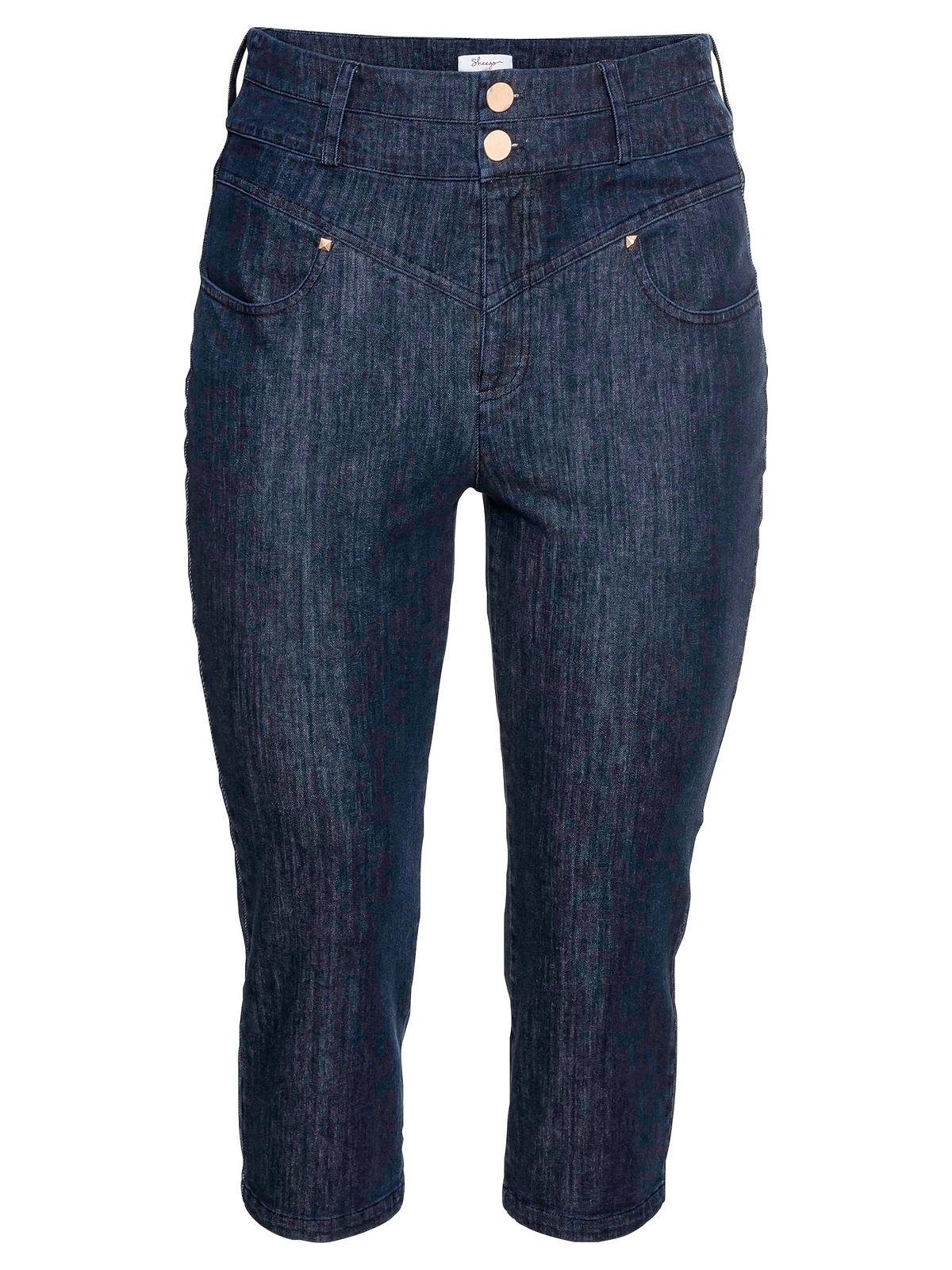 Sheego Stretch-Jeans »Große Größen«, in 3/4-Länge, mit Bodyforming-Effekt
