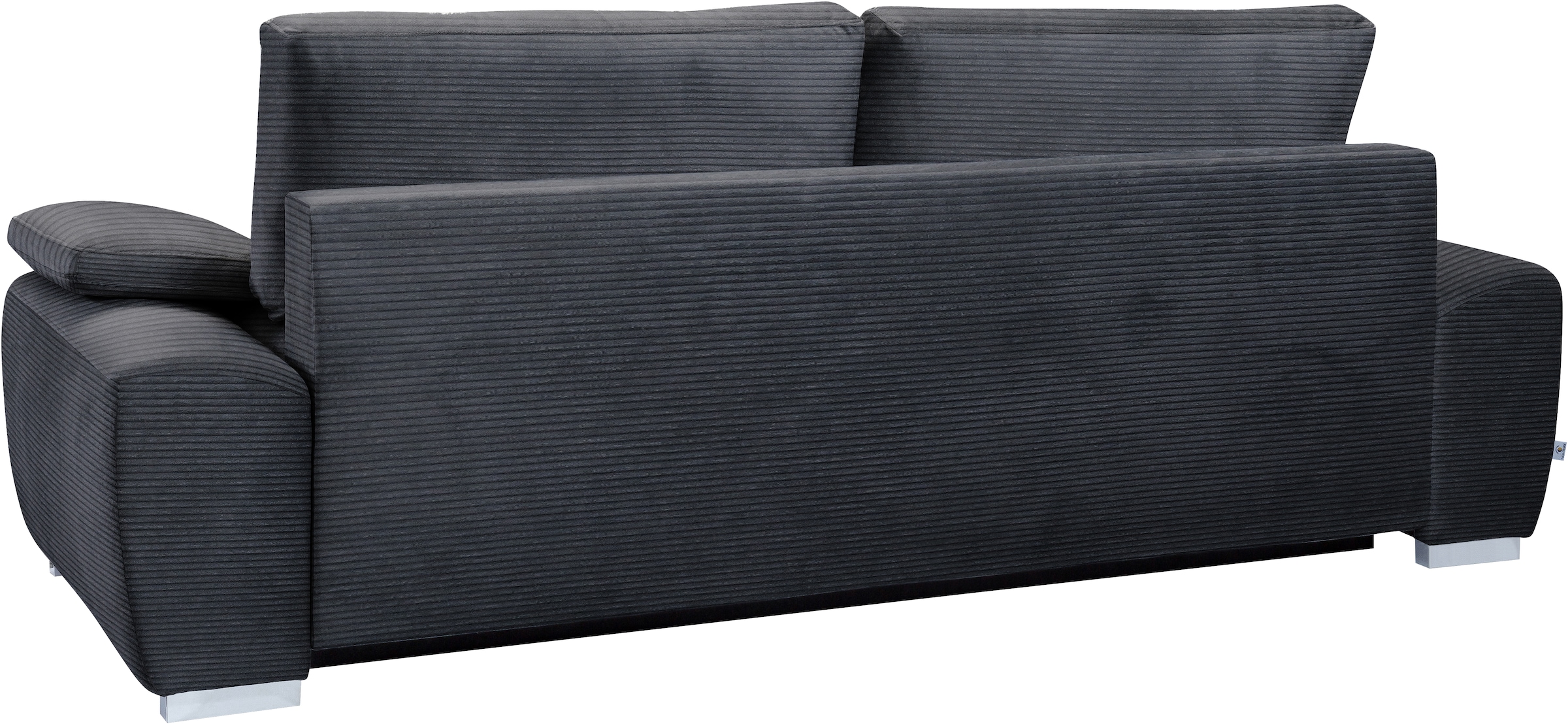 exxpo - sofa fashion 2-Sitzer »SOLSBURY, Sofa, Schlafsofa«, inkl. Federkern-Polsterung, Bettfunktion und Stauraum, in Cord