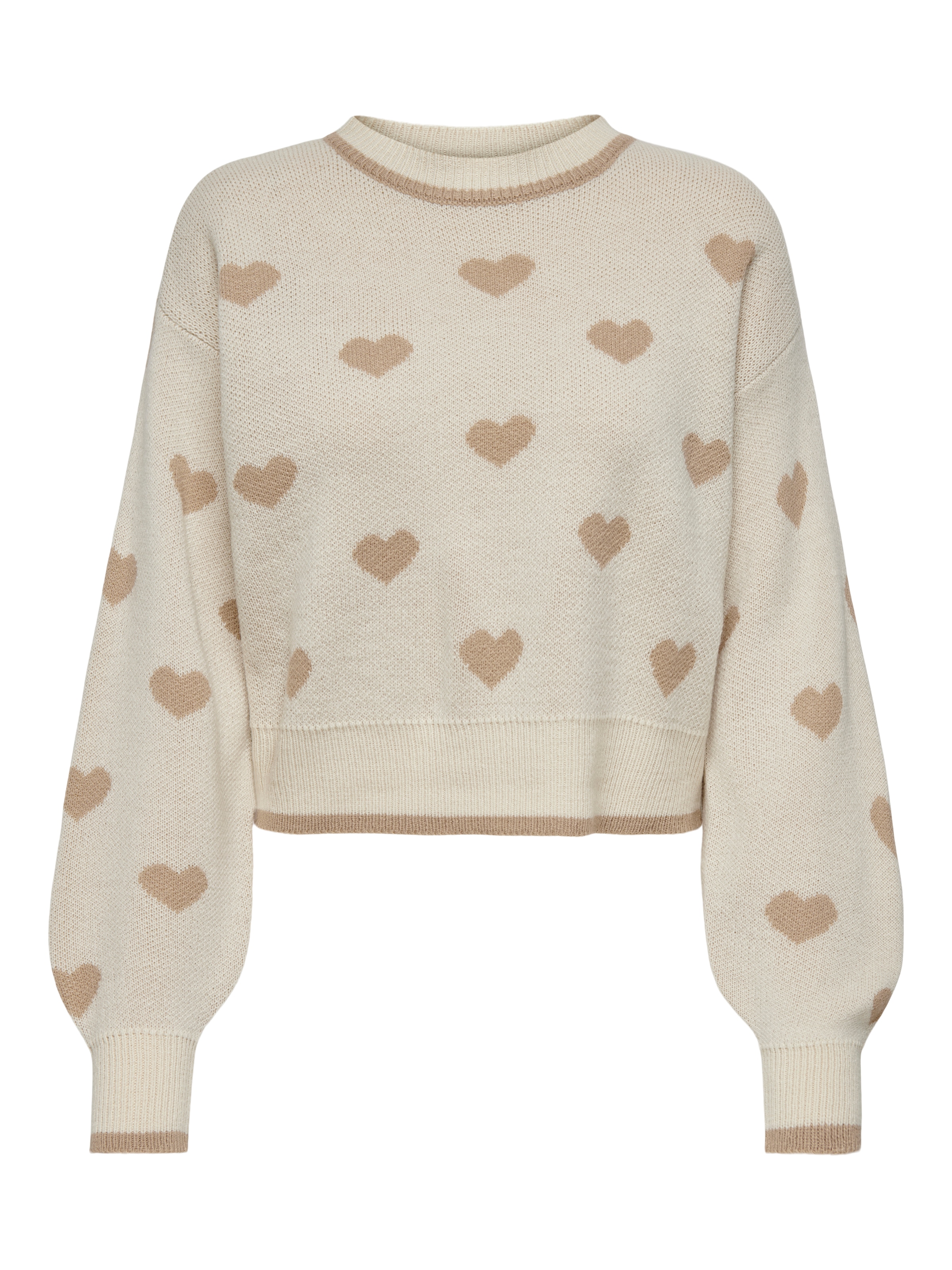 JDY Rundhalspullover »JDYROMANCE L/S JACQ. PULLOVER KNT NOOS«