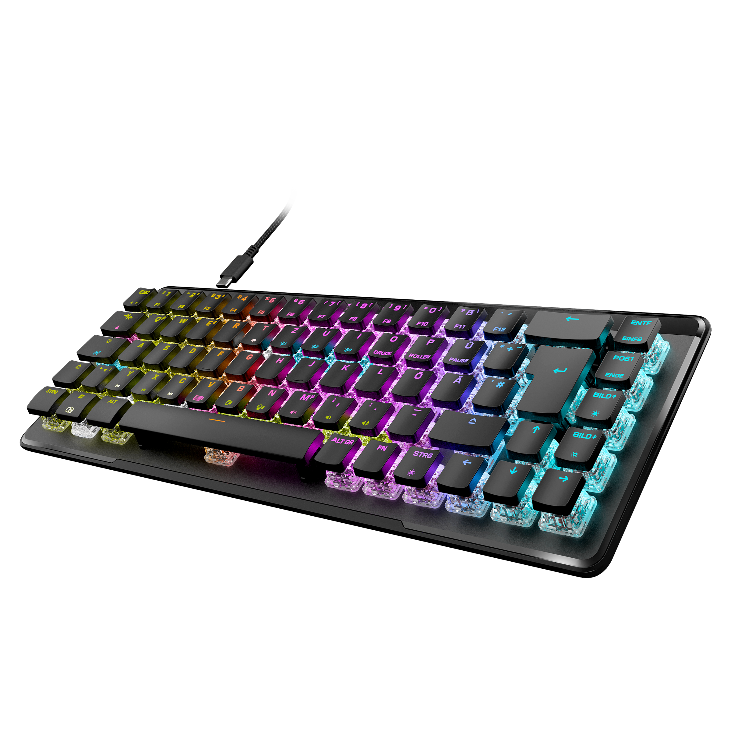 Turtle Beach Gaming-Tastatur »Vulcan II Mini Air, Linear«, (Funktionstasten-Multimedia-Tasten-Profil-Speicher)