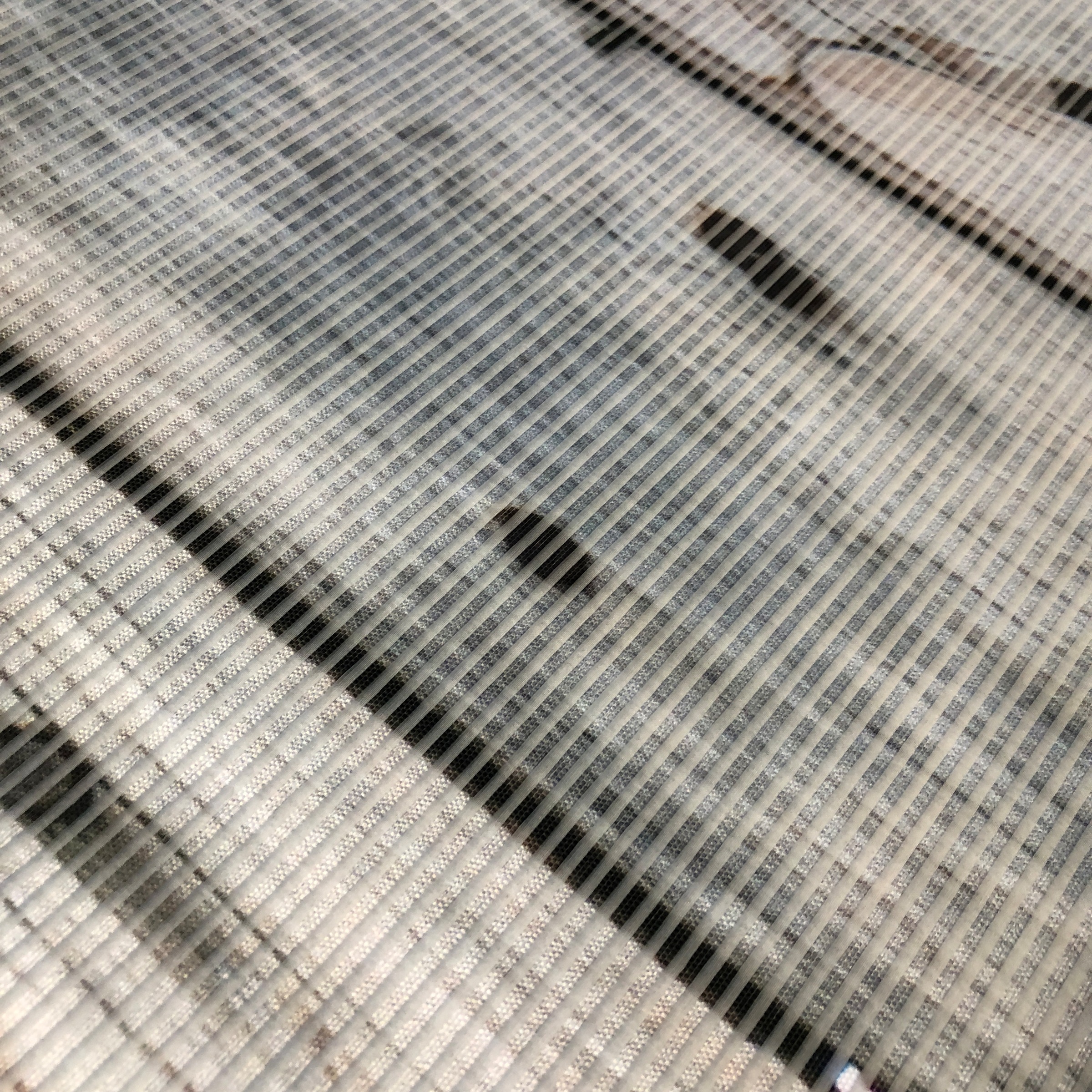 Thumbnail - HOME in green Schiebegardine "LAIRA" Paneelwagen 6 Stk. tlg. SET DIGITALDRUCK,BAMBUSOPTIK RECYCELT