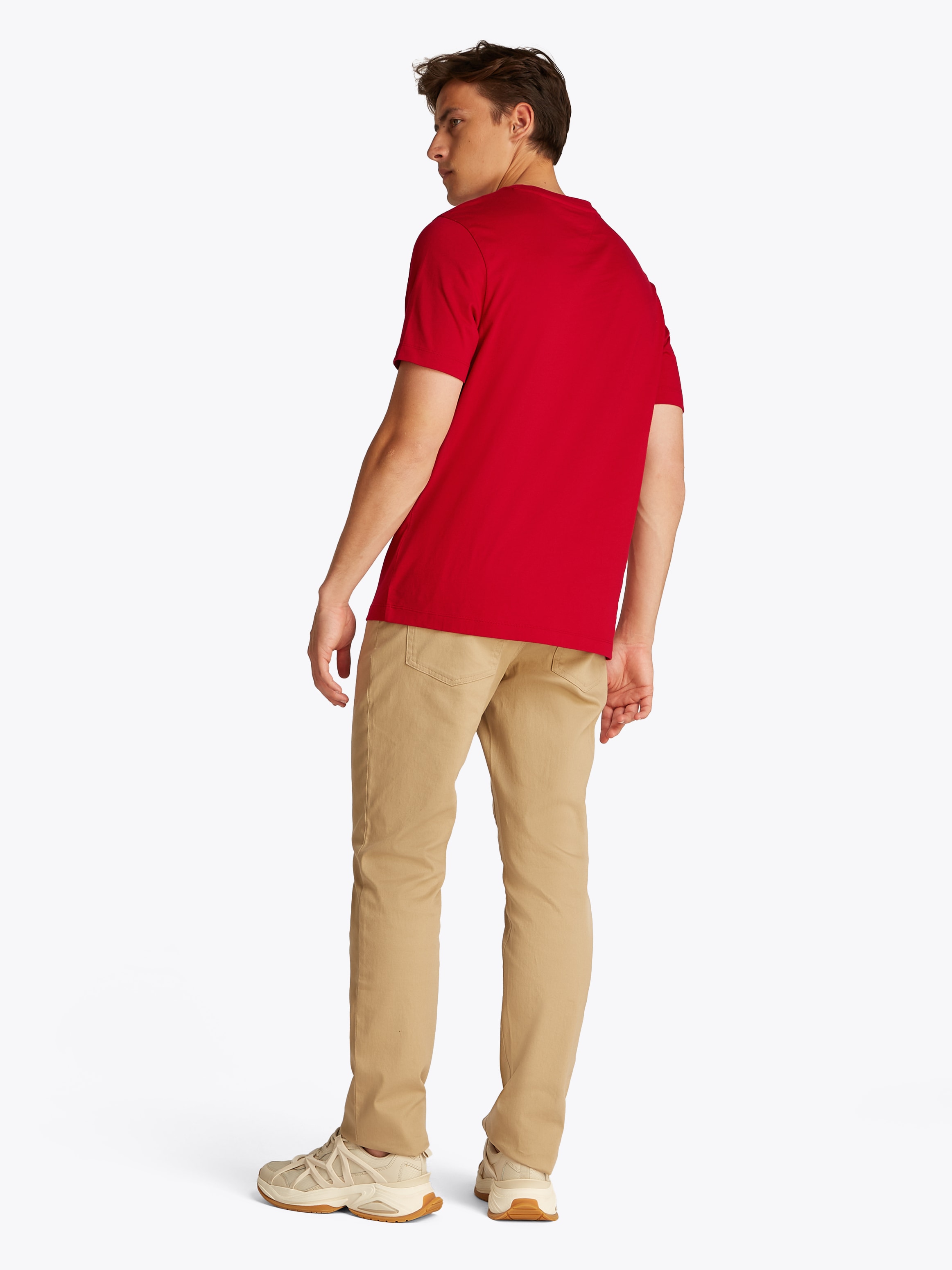 Tommy Hilfiger T-Shirt »ESSENTIAL REG FIT SOLID TEE«, mit Rundhalsausschnitt