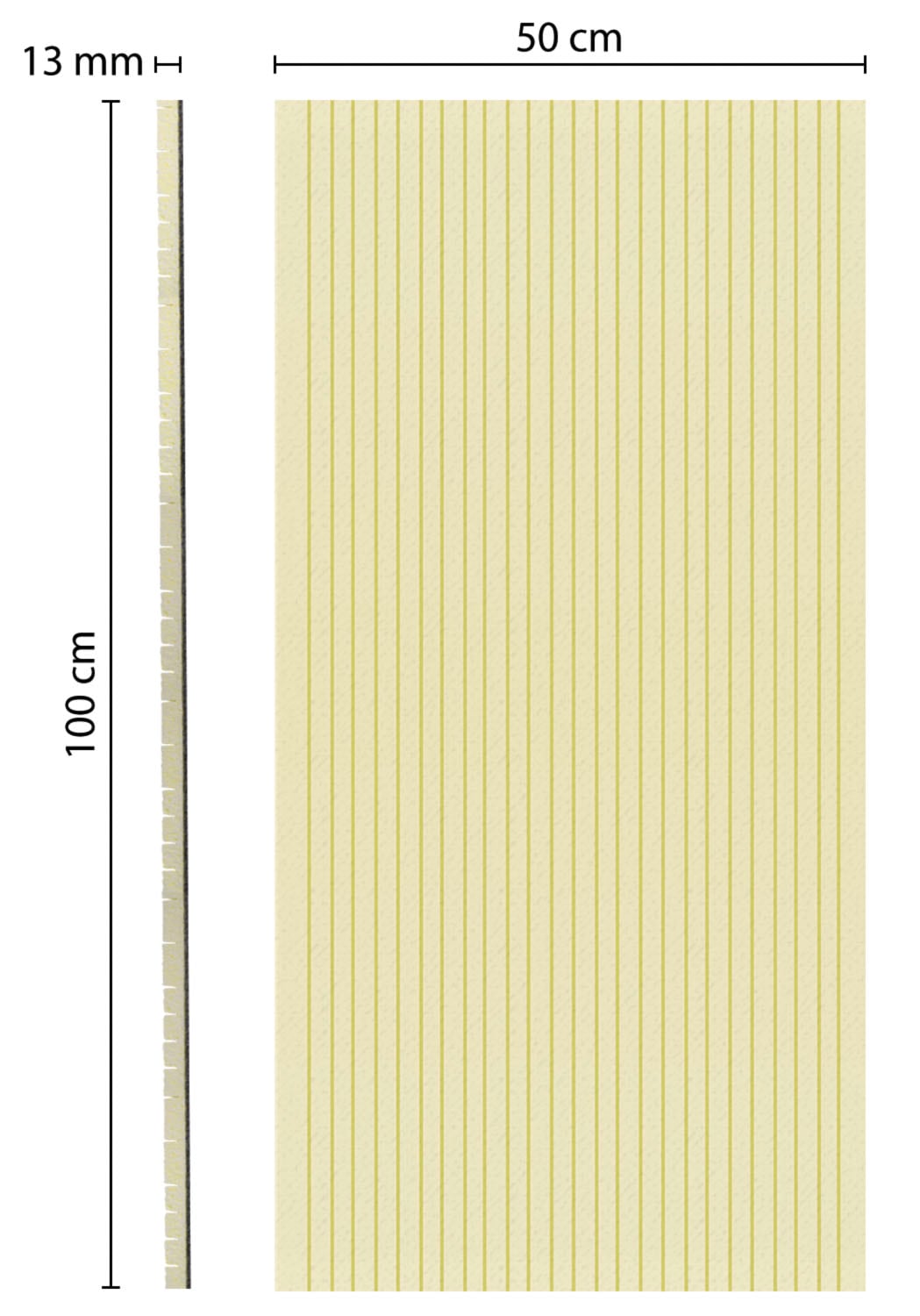 SCHELLENBERG Rollladenkastendämmung, 2-teilig, 100 x 50 x 1,3 cm, zur  Dämmung für enge Rolladenkästen