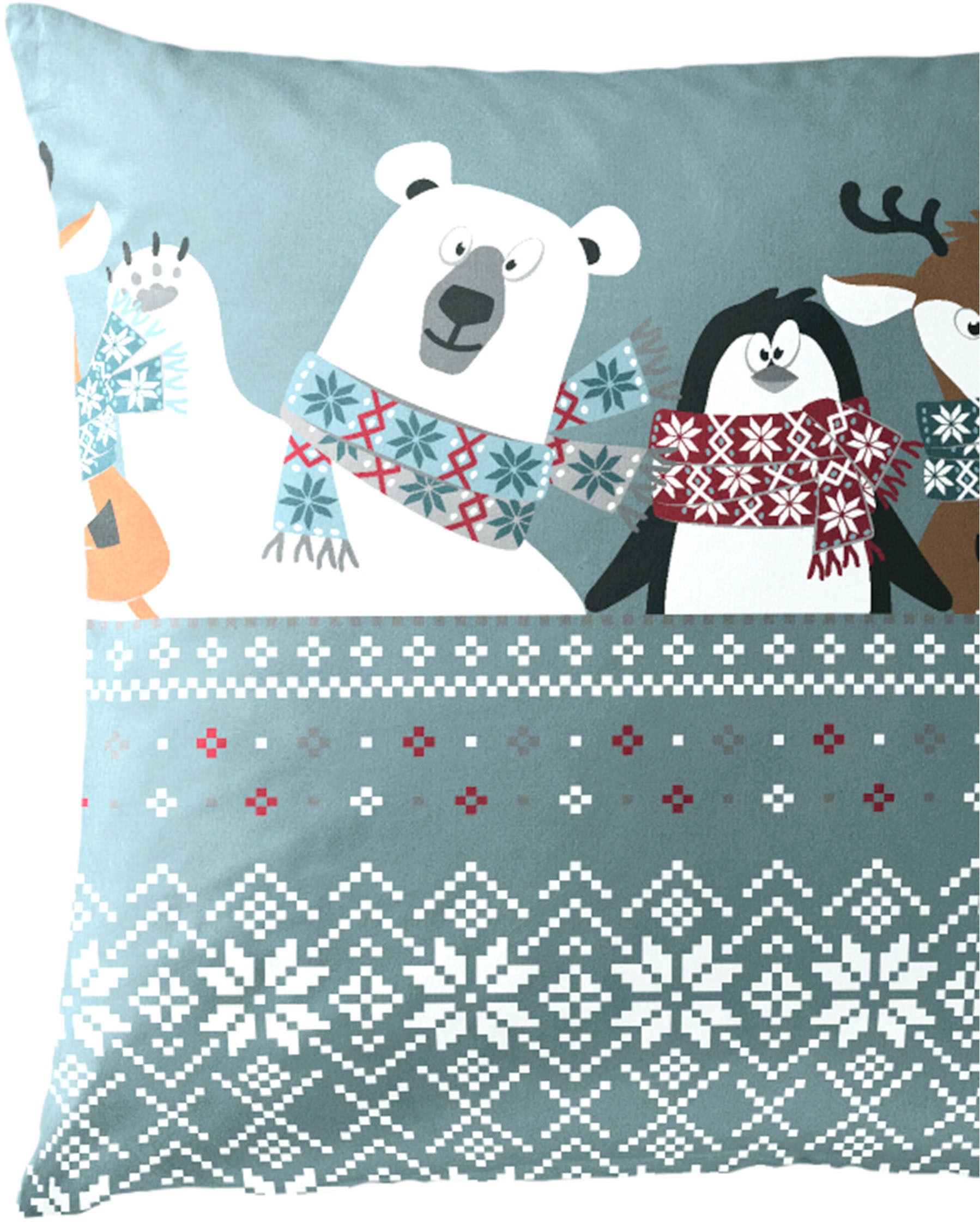 Thumbnail - BIERBAUM Bettwäsche "4101" 2 Stk. tlg. Biber, 100 % Baumwolle, pflegeleicht