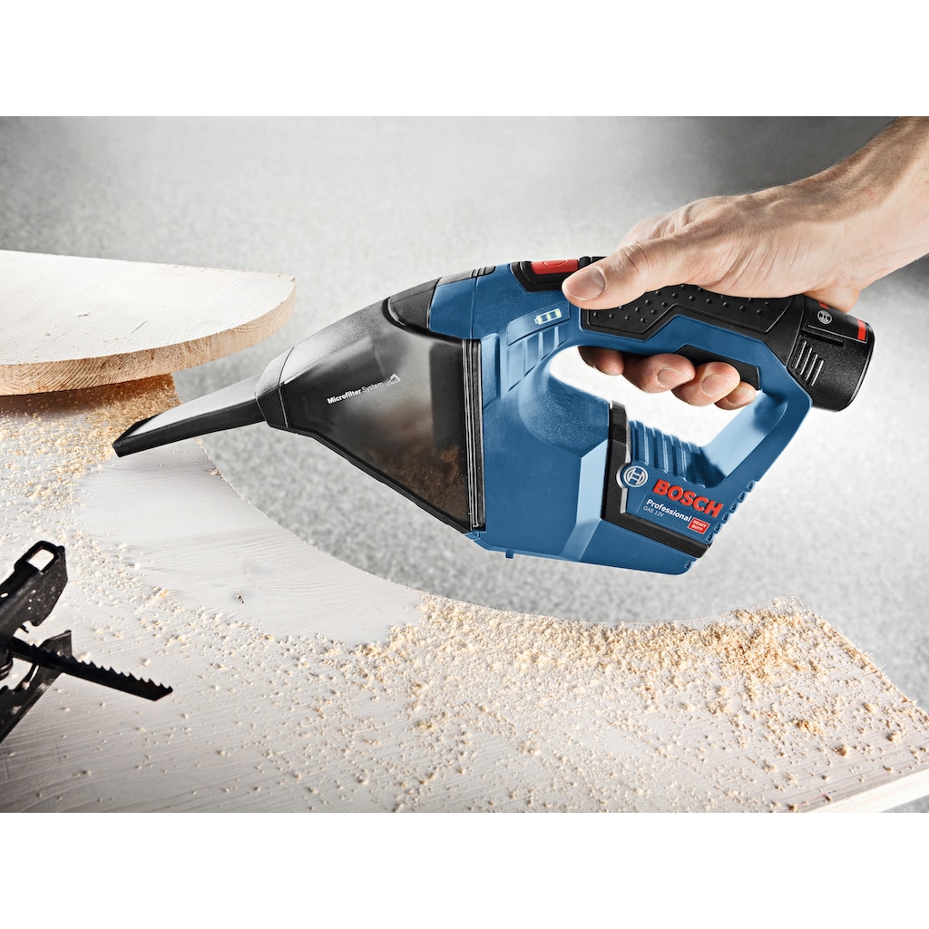 Bosch Professional Akku-Handstaubsauger »GAS 12V«, (Set)