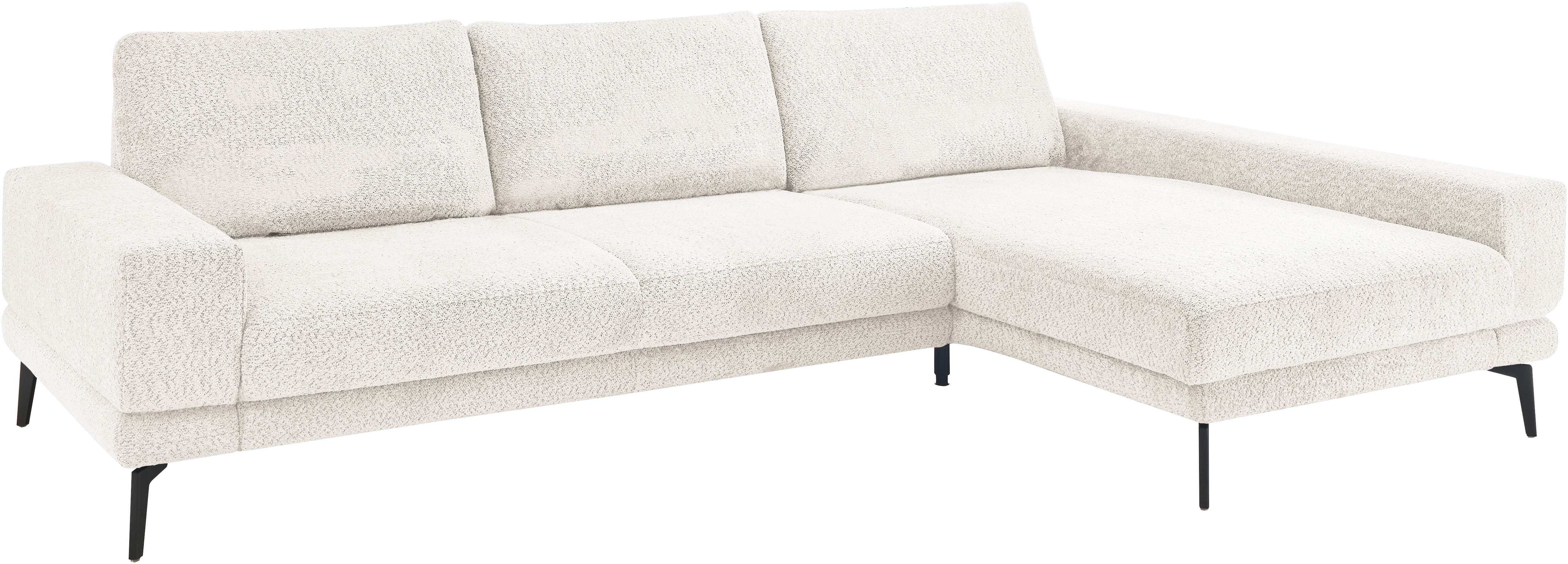 set one by Musterring Ecksofa "SO 3600 optimaler Sitzkomfort in Federkern o. Kaltschaum, 2 Sitzhöhen" Sitzhöhe 42 cm, Kaltschaum, B 293 x T 180 cm, Kama natur