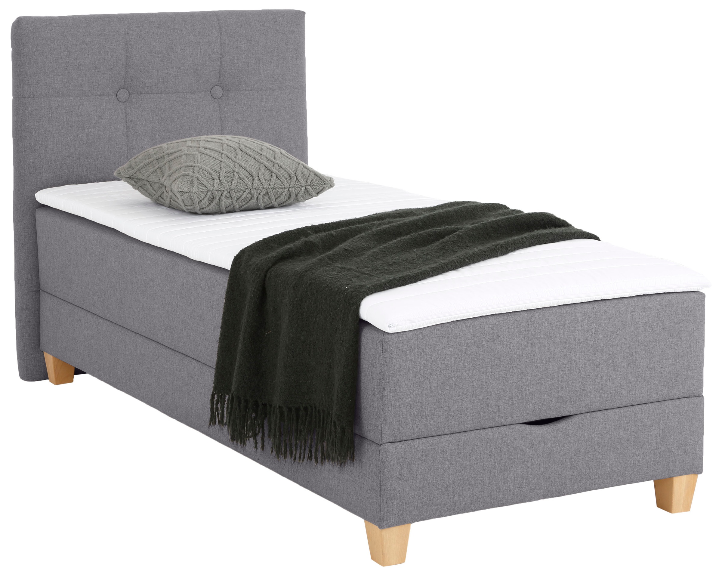 Home affaire Boxbett »Lonrai«, in H2,H3 & H4 und XXL - Überlänge 220cm wählbar, inkl. Topper