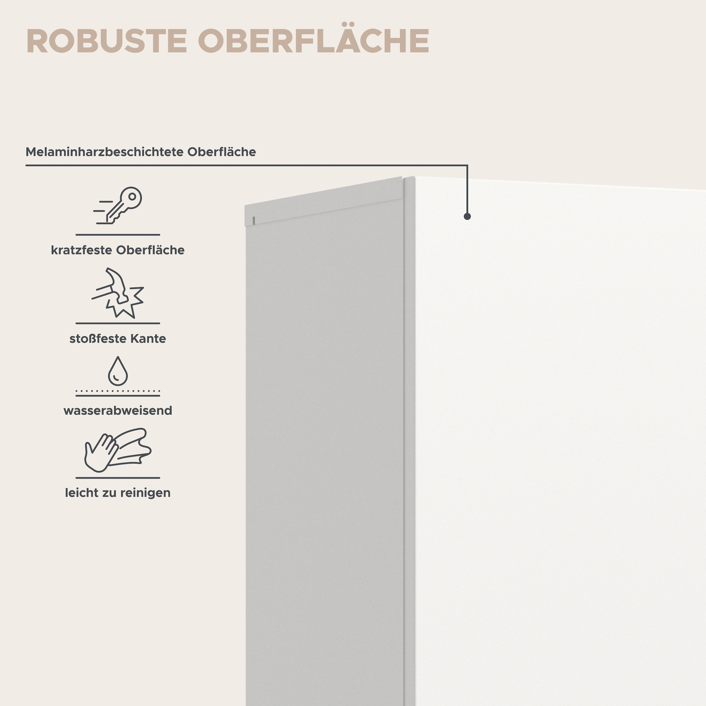 OTTO home Hochschrank »MAOI, Höhe 194 cm, 4 Türen, 1 offenes Fach« Badezimmerschrank, Schrank, Badschrank, Midischrank, Bad, Badezimmer