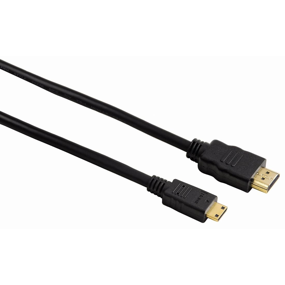 Hama HDMI-Kabel »High Speed HDMI™-Kabel Stecker Typ A - Stecker Typ C (Mini) Ethernet«, HDMI-HDMI Typ C (Mini), 20 cm, - Bandbreite 600 MHz
- Datenübertragungsrate 18 Gbit/s