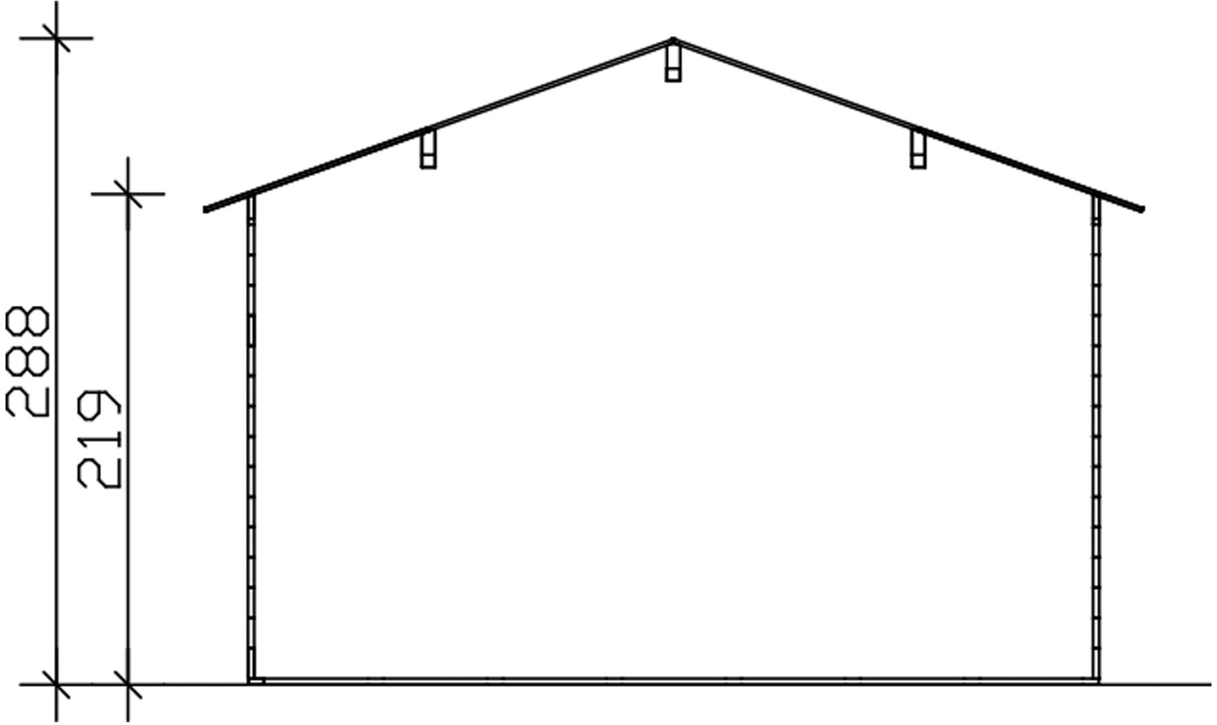 Skanholz Gartenhaus »Tilburg«